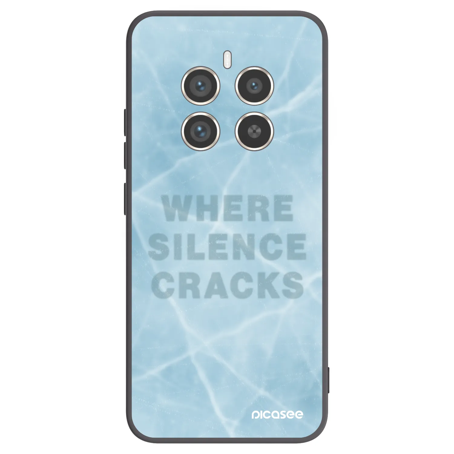 Picasee crna silikonska maskica za Realme 12 Pro 5G - SILENCE