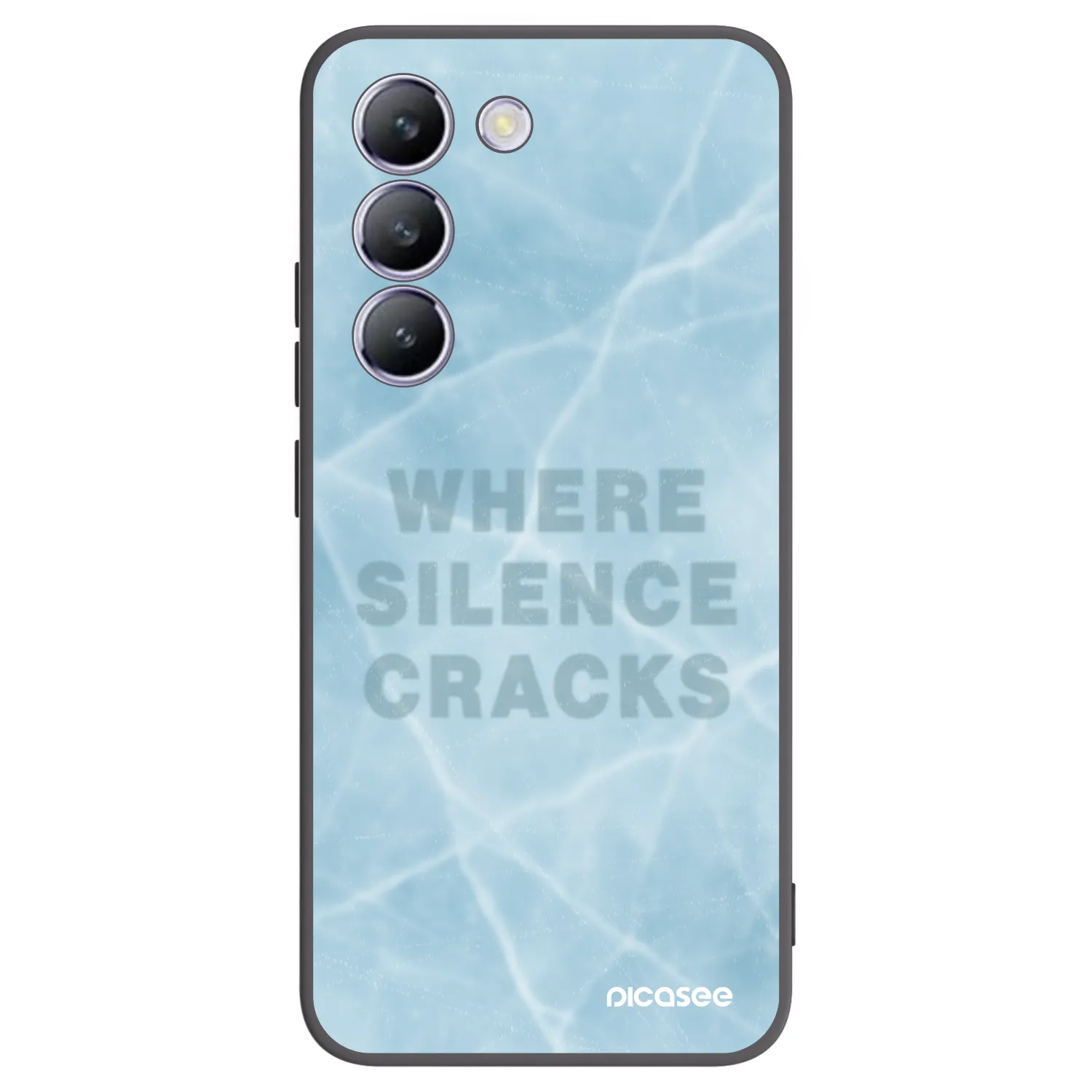 Picasee crna silikonska maskica za Vivo V40 SE 5G - SILENCE