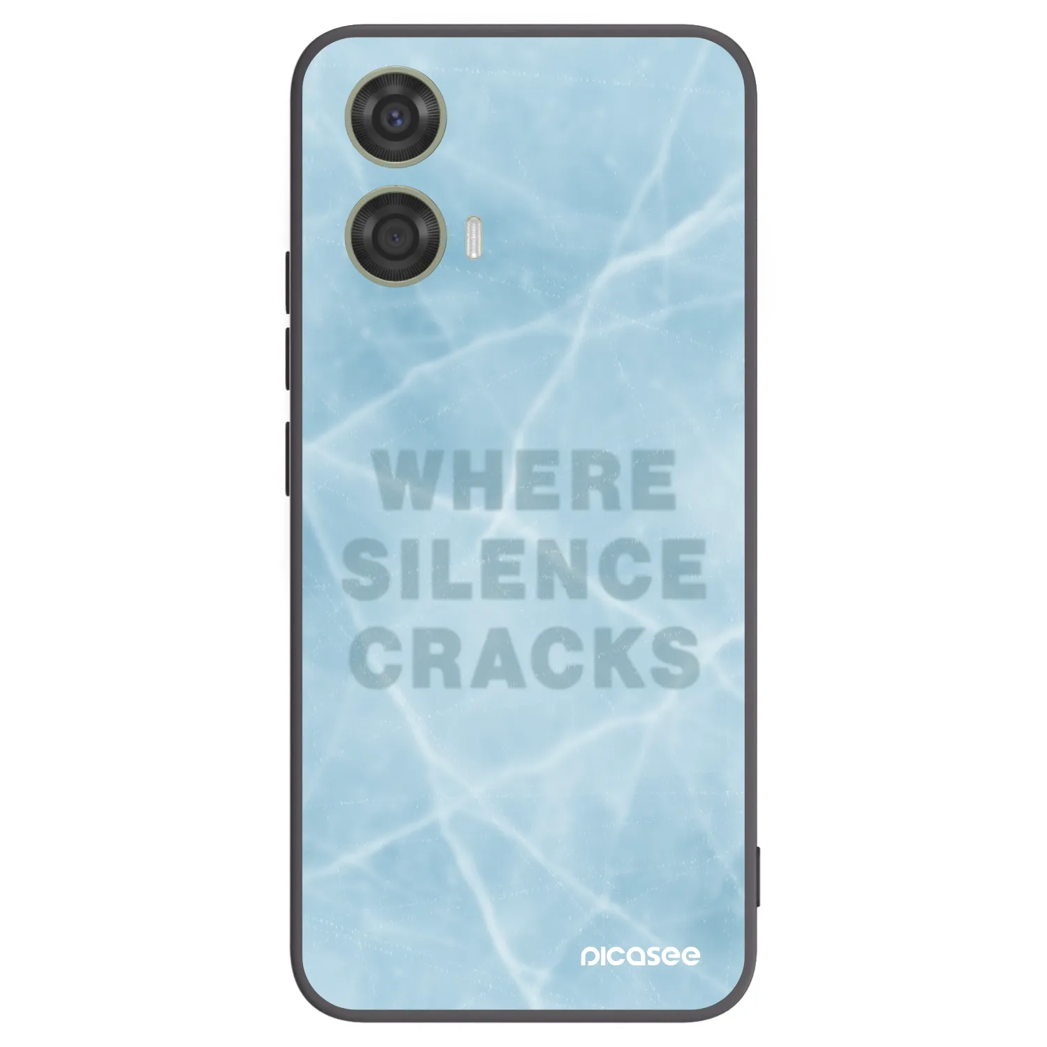 Picasee crna silikonska maskica za Motorola Moto G24 - SILENCE