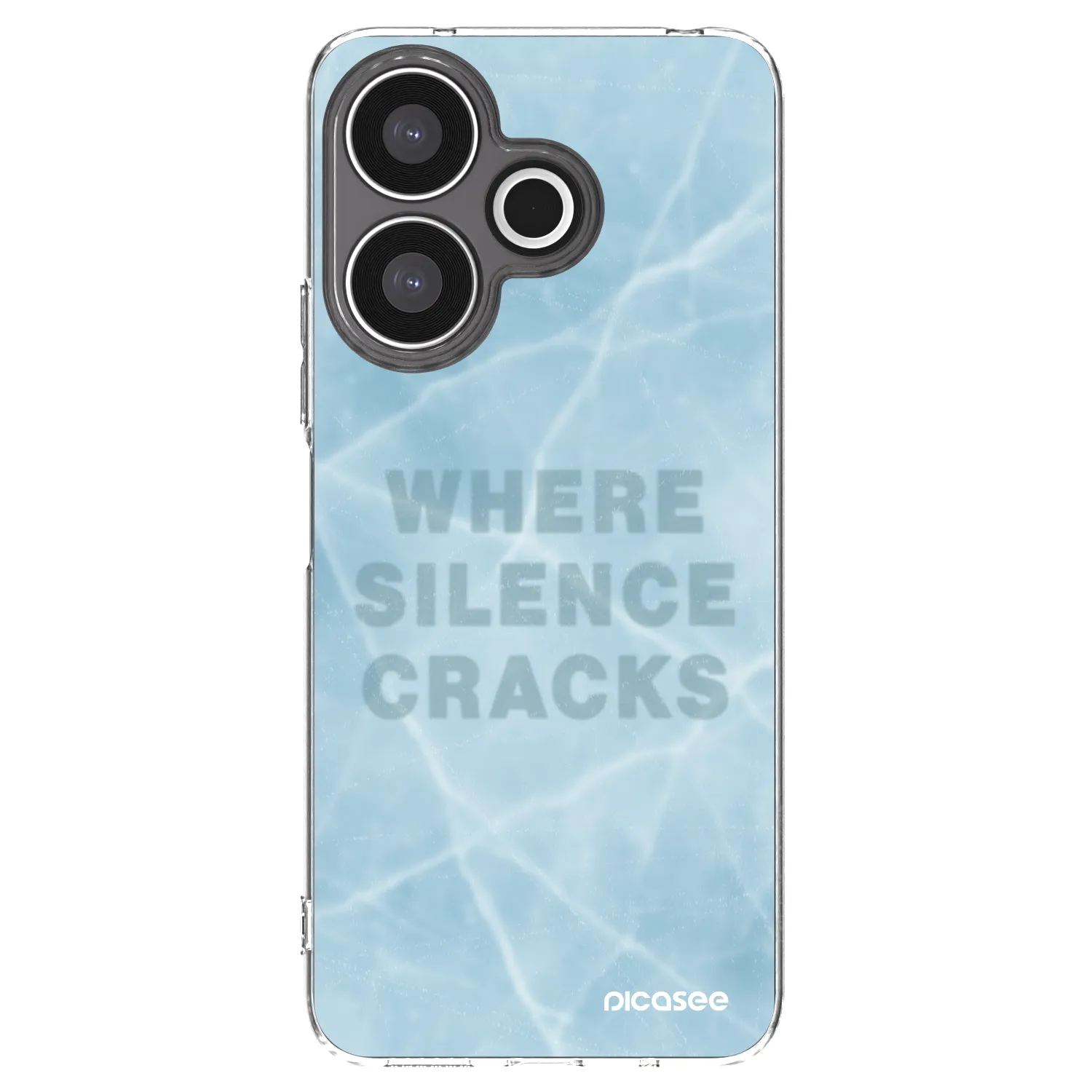 Picasee silikonska prozirna maskica za Xiaomi Redmi 13 4G - SILENCE