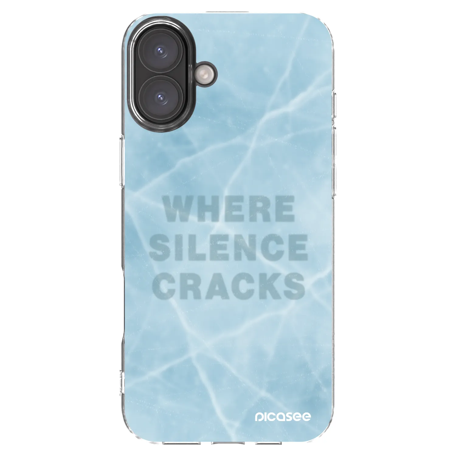 Picasee silikonska prozirna maskica za Apple iPhone 16 Plus - SILENCE