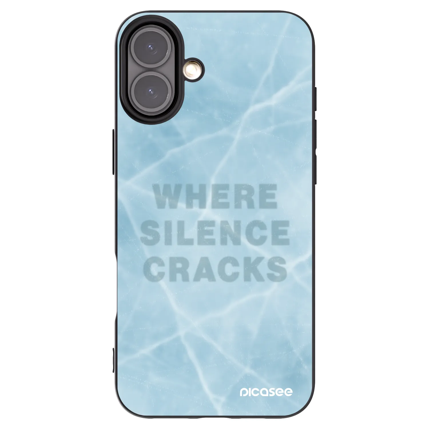 Picasee crna silikonska maskica za Apple iPhone 16 Plus - SILENCE