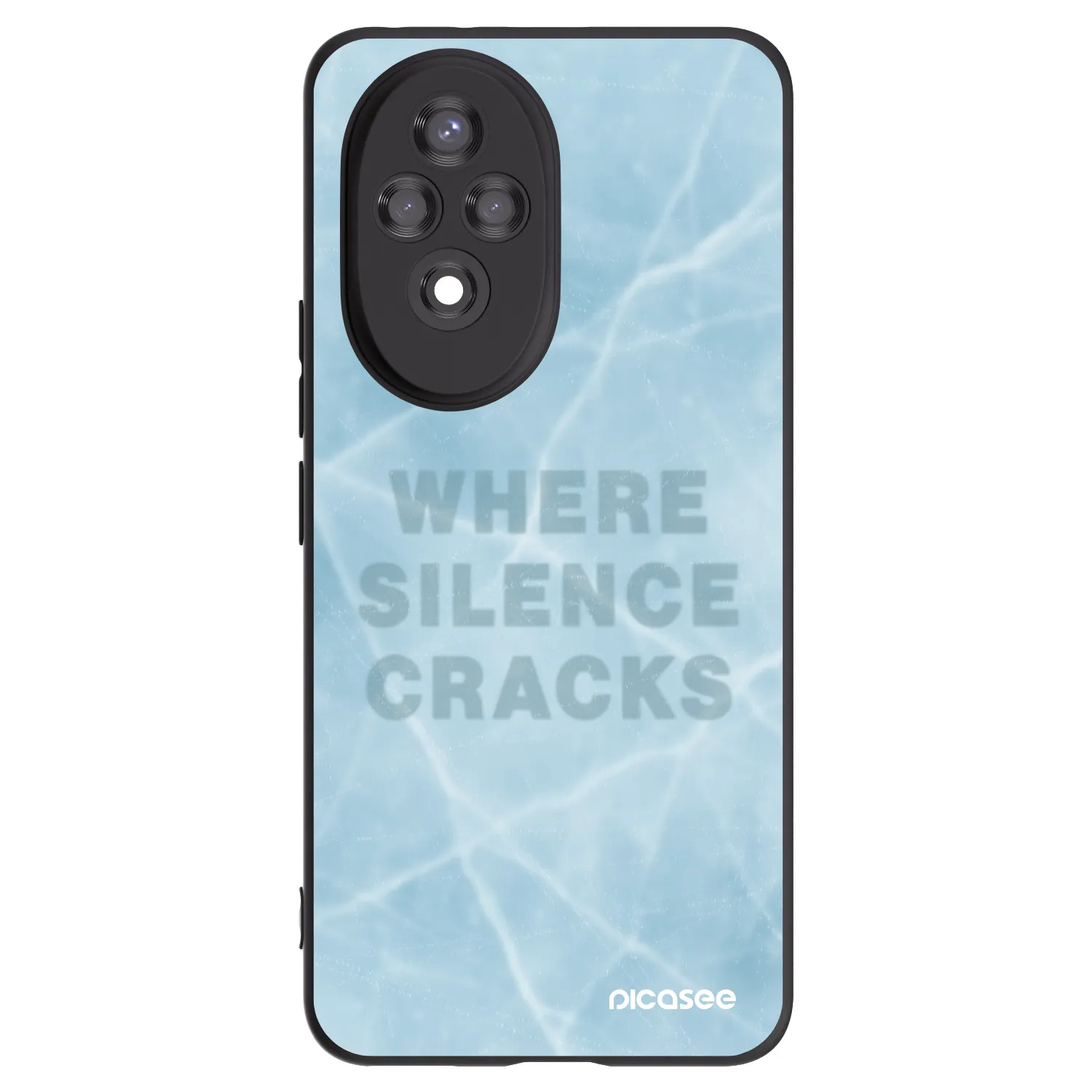 Picasee crna silikonska maskica za Honor 200 Pro 5G - SILENCE