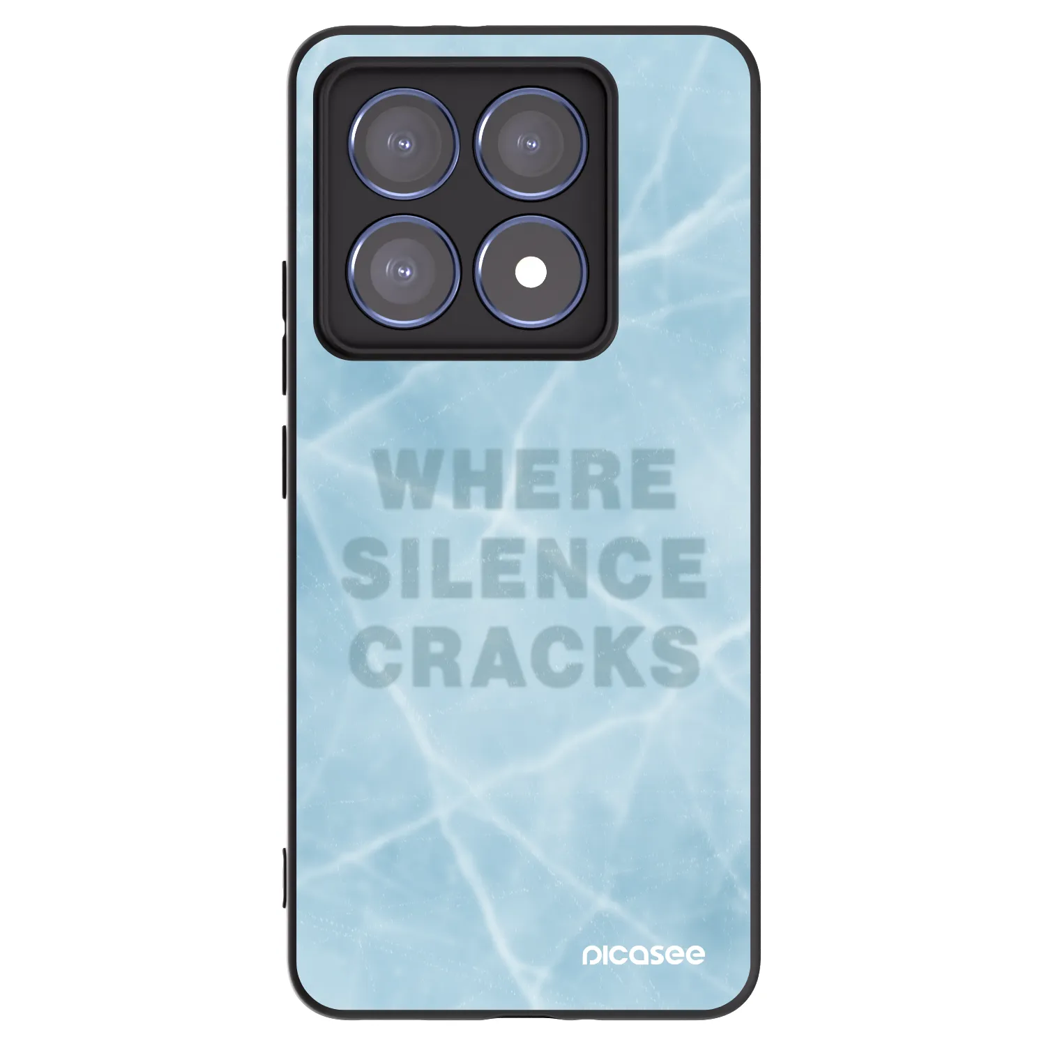 Picasee crna silikonska maskica za Xiaomi 14T Pro - SILENCE
