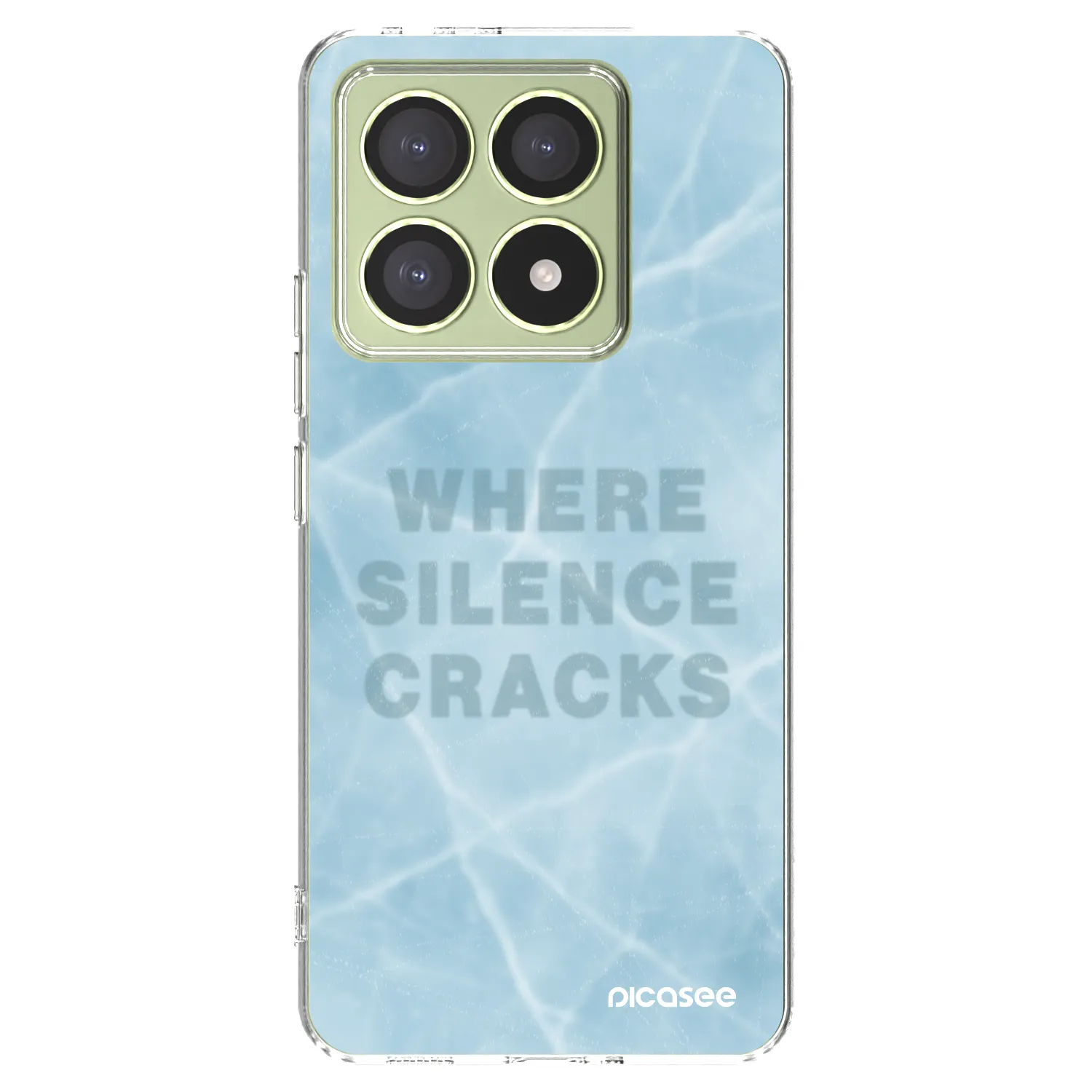 Picasee silikonska prozirna maskica za Xiaomi 14T - SILENCE