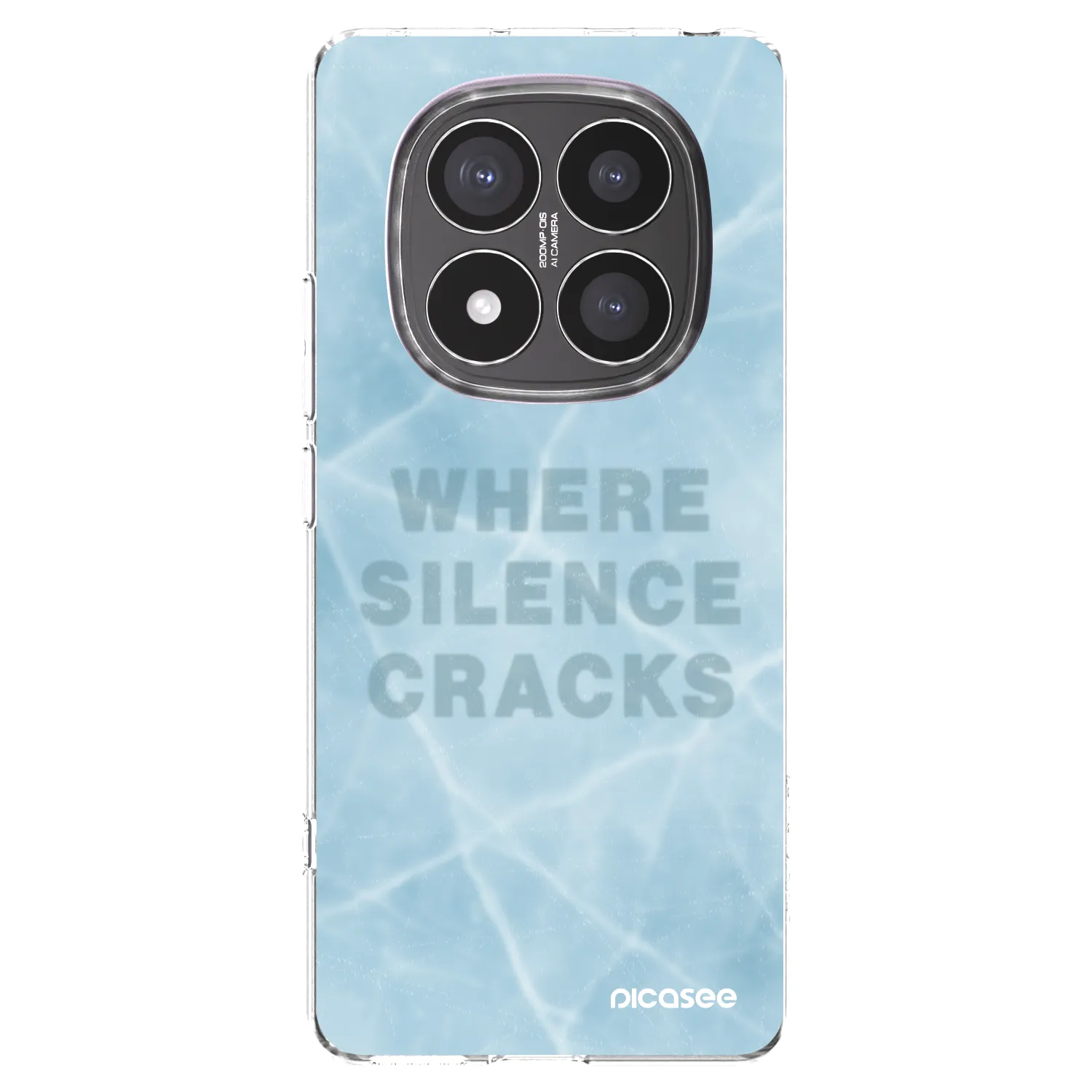 Picasee silikonska prozirna maskica za Xiaomi Redmi Note 14 Pro+ 5G - SILENCE