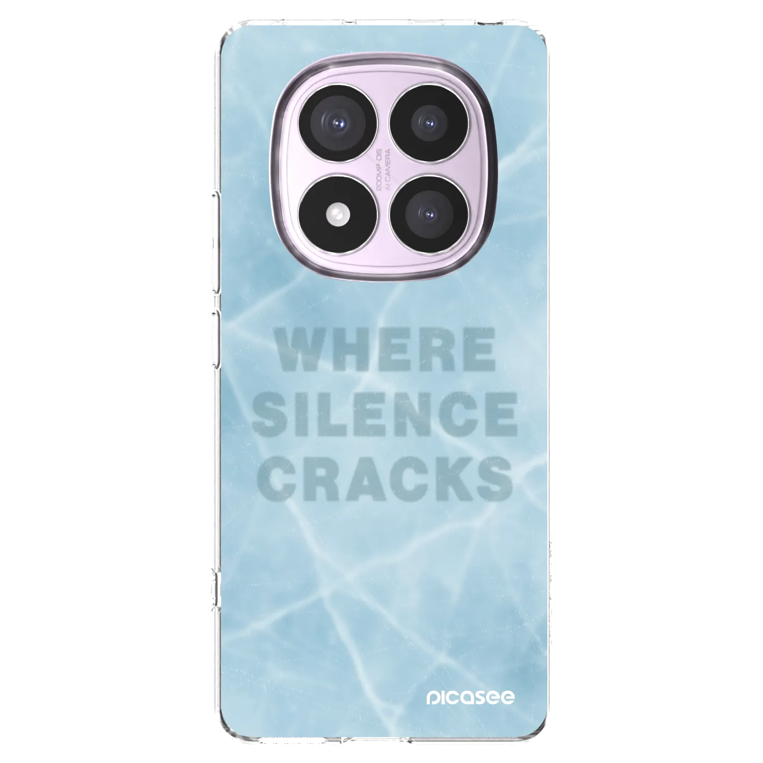 Picasee silikonska prozirna maskica za Xiaomi Redmi Note 14 Pro 5G - SILENCE