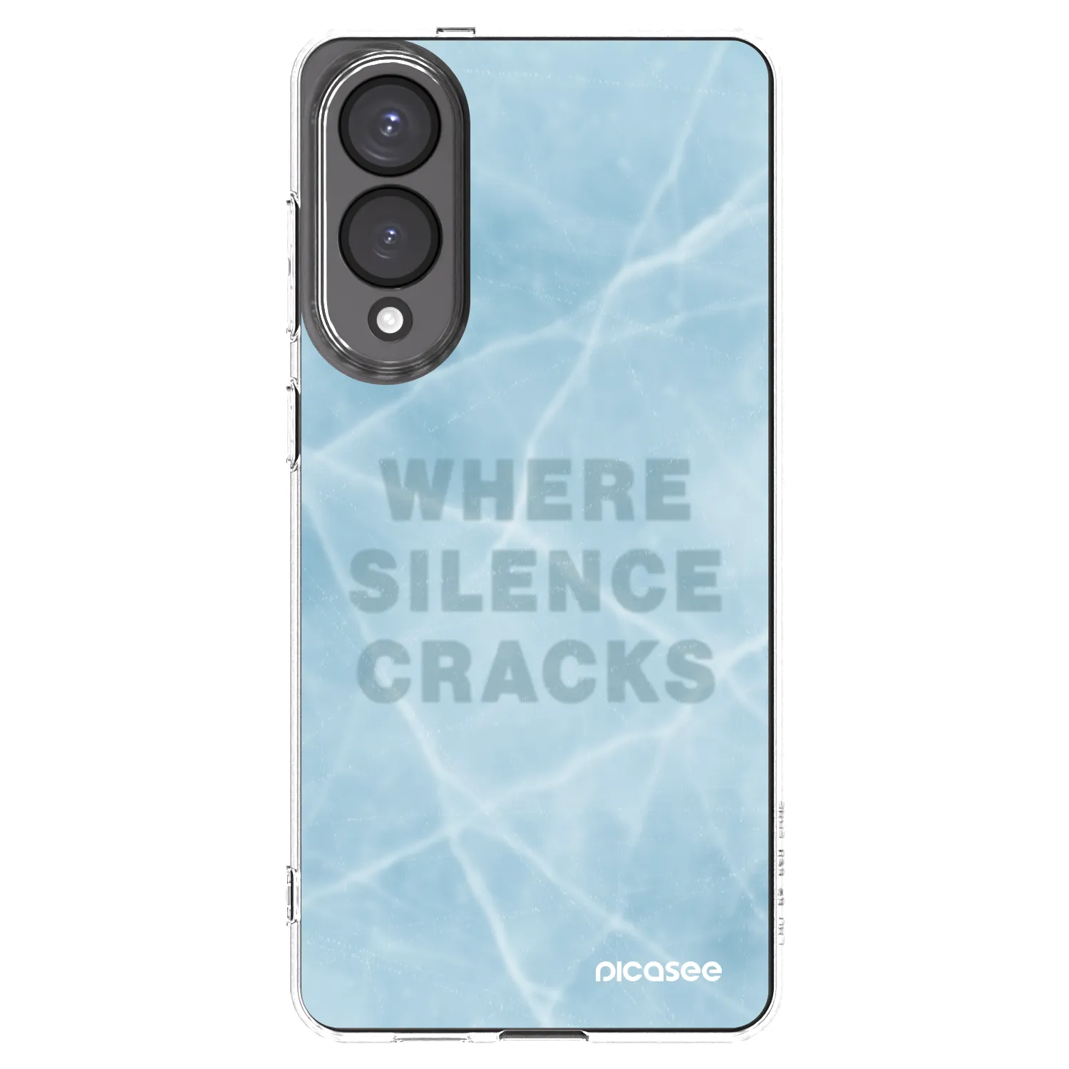 Picasee silikonska prozirna maskica za Samsung Galaxy S25 Edge 5G - SILENCE