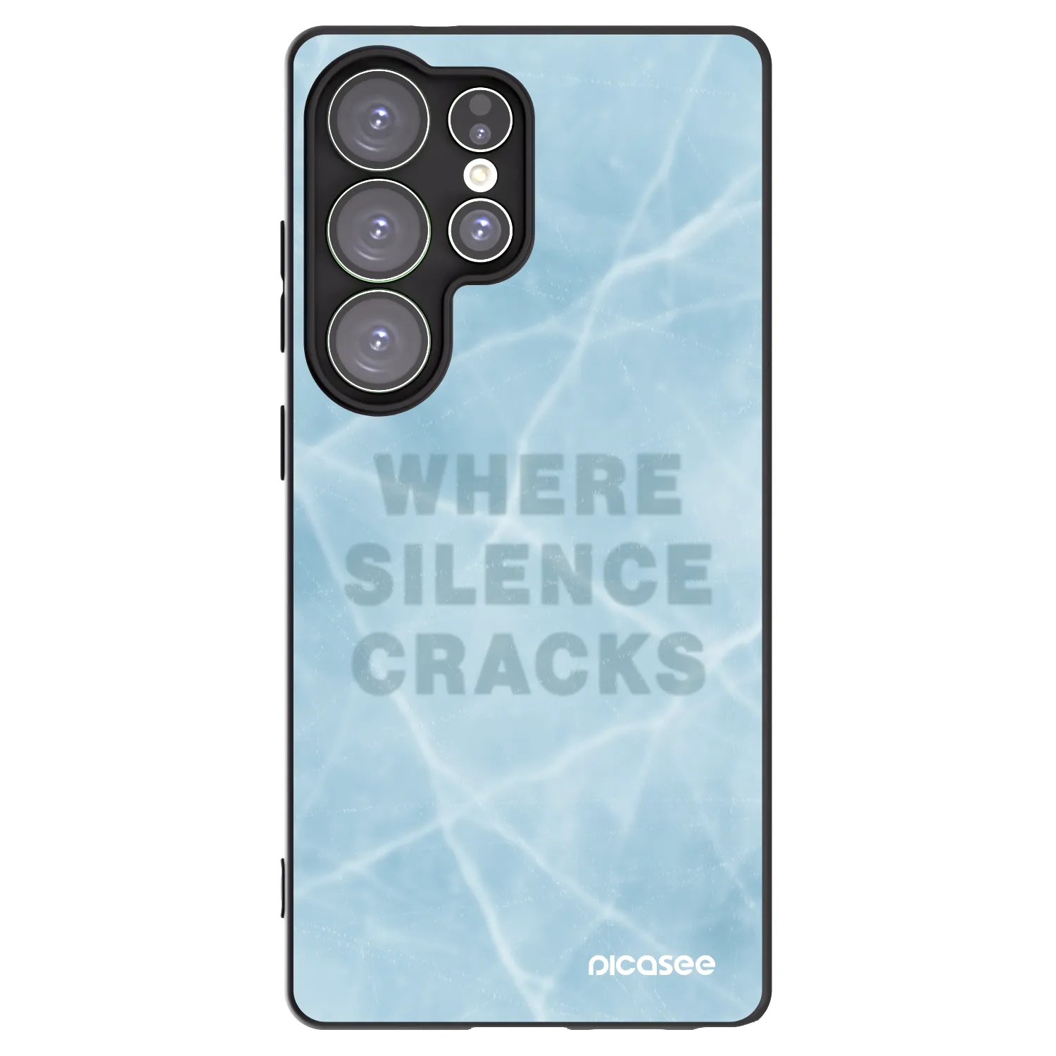 Picasee crna silikonska maskica za Samsung Galaxy S25 Ultra 5G - SILENCE