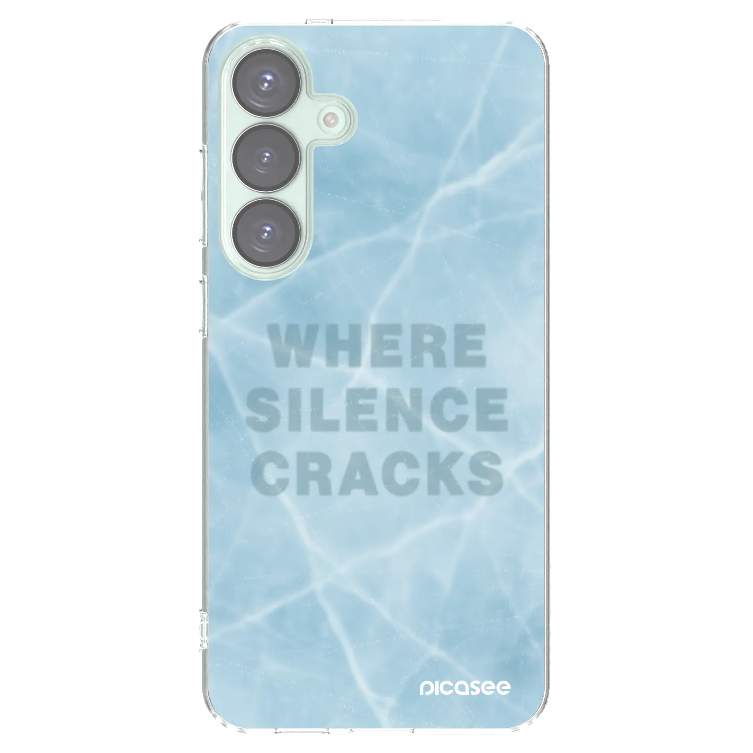 Picasee silikonska prozirna maskica za Samsung Galaxy S25+ 5G - SILENCE