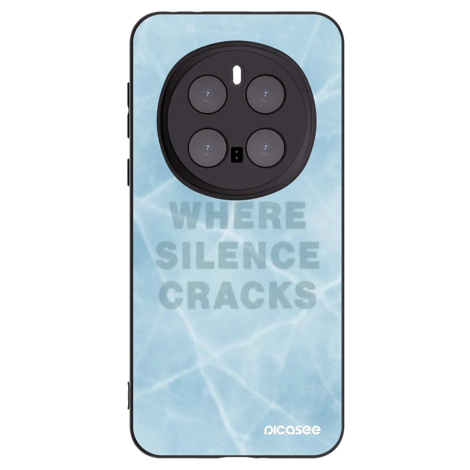 Picasee crna silikonska maskica za Honor Magic7 Pro 5G - SILENCE