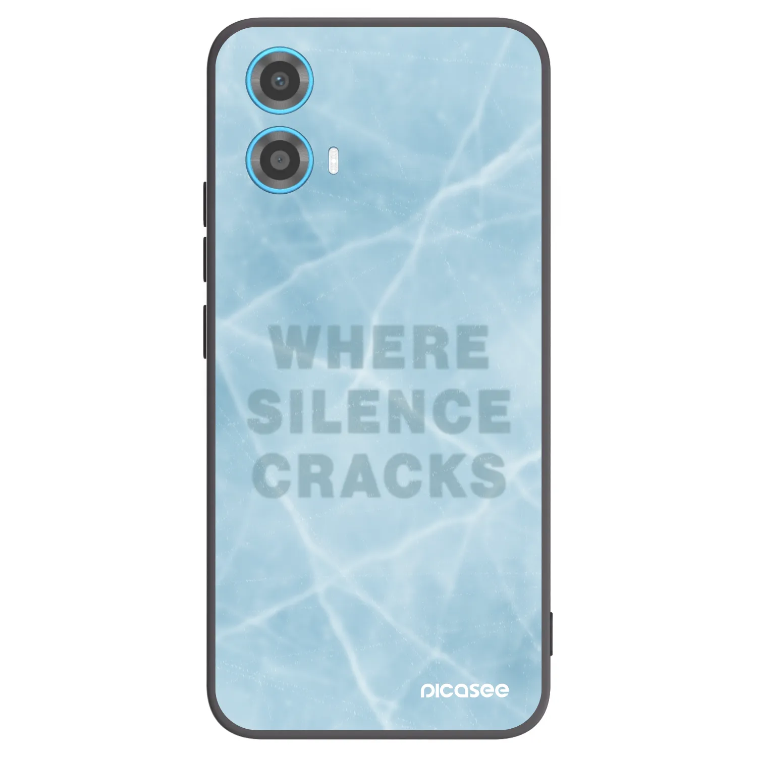 Picasee crna silikonska maskica za Motorola Moto G34 5G - SILENCE