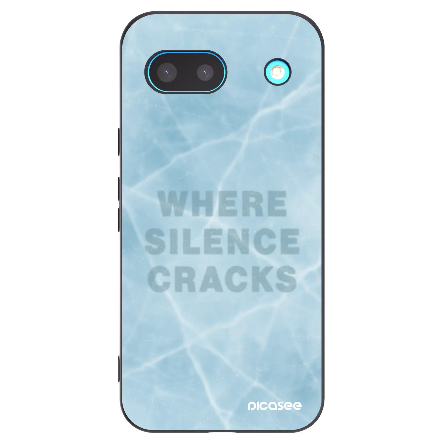 Picasee crna silikonska maskica za Google Pixel 8a - SILENCE