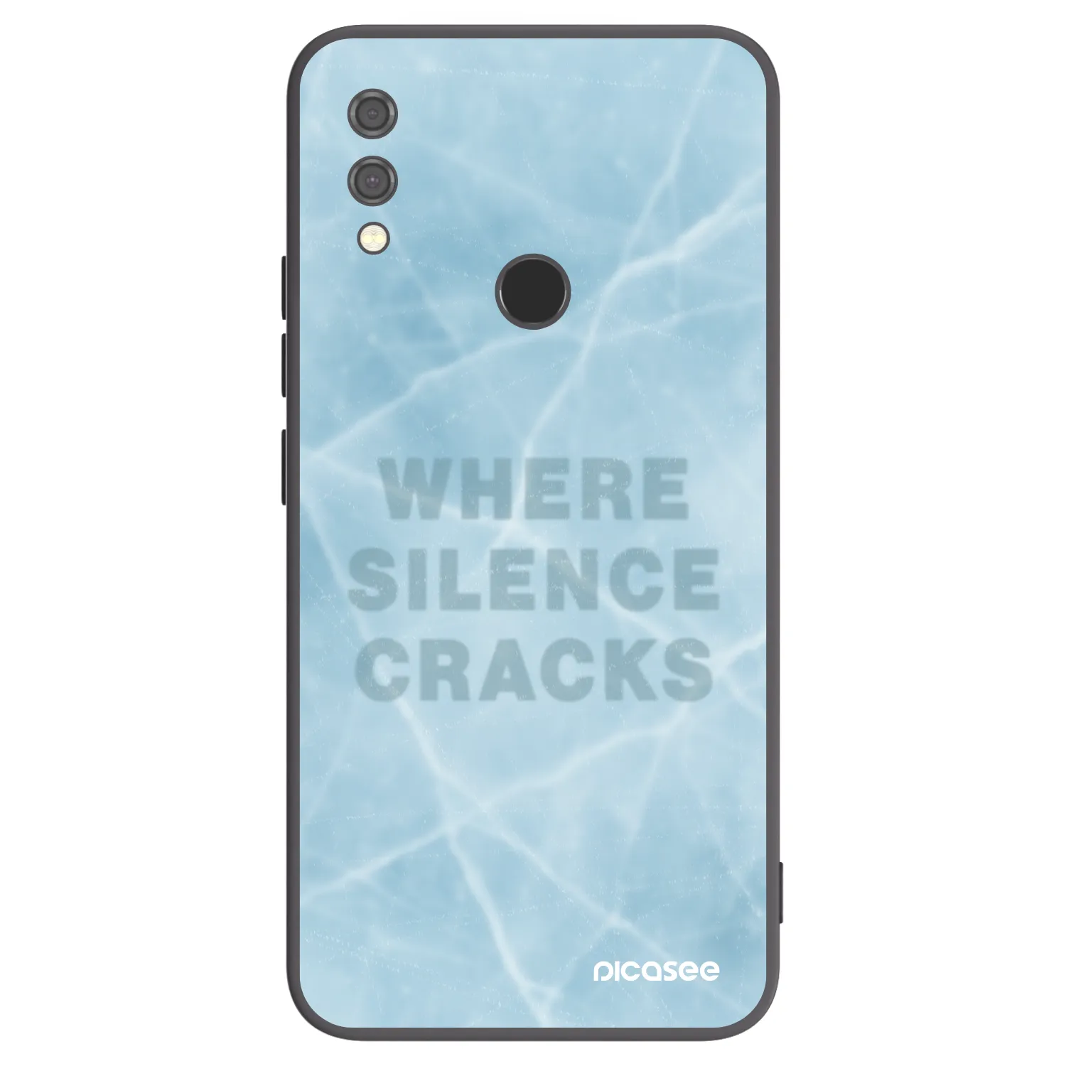 Picasee crna silikonska maskica za Xiaomi Redmi Note 7 - SILENCE