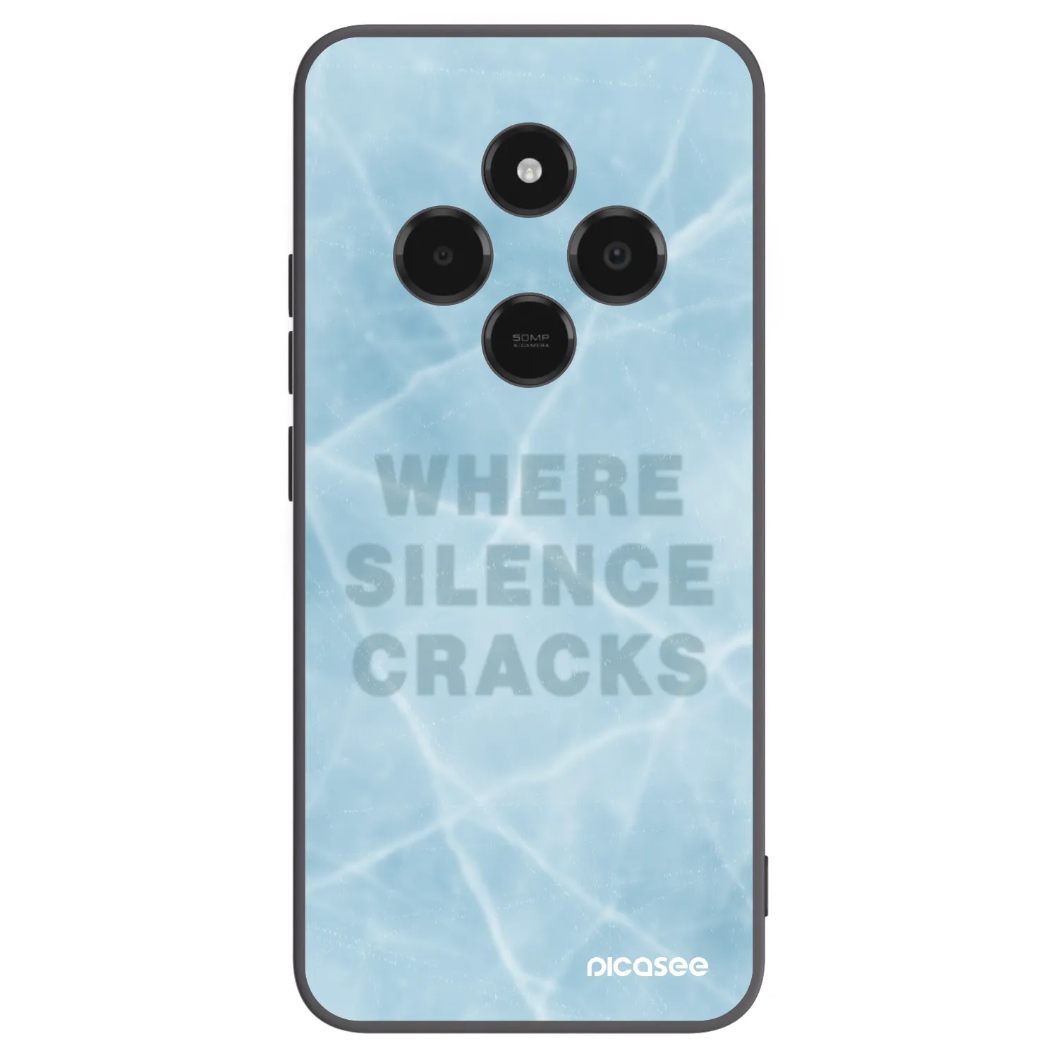 Picasee crna silikonska maskica za Xiaomi Poco C75 - SILENCE