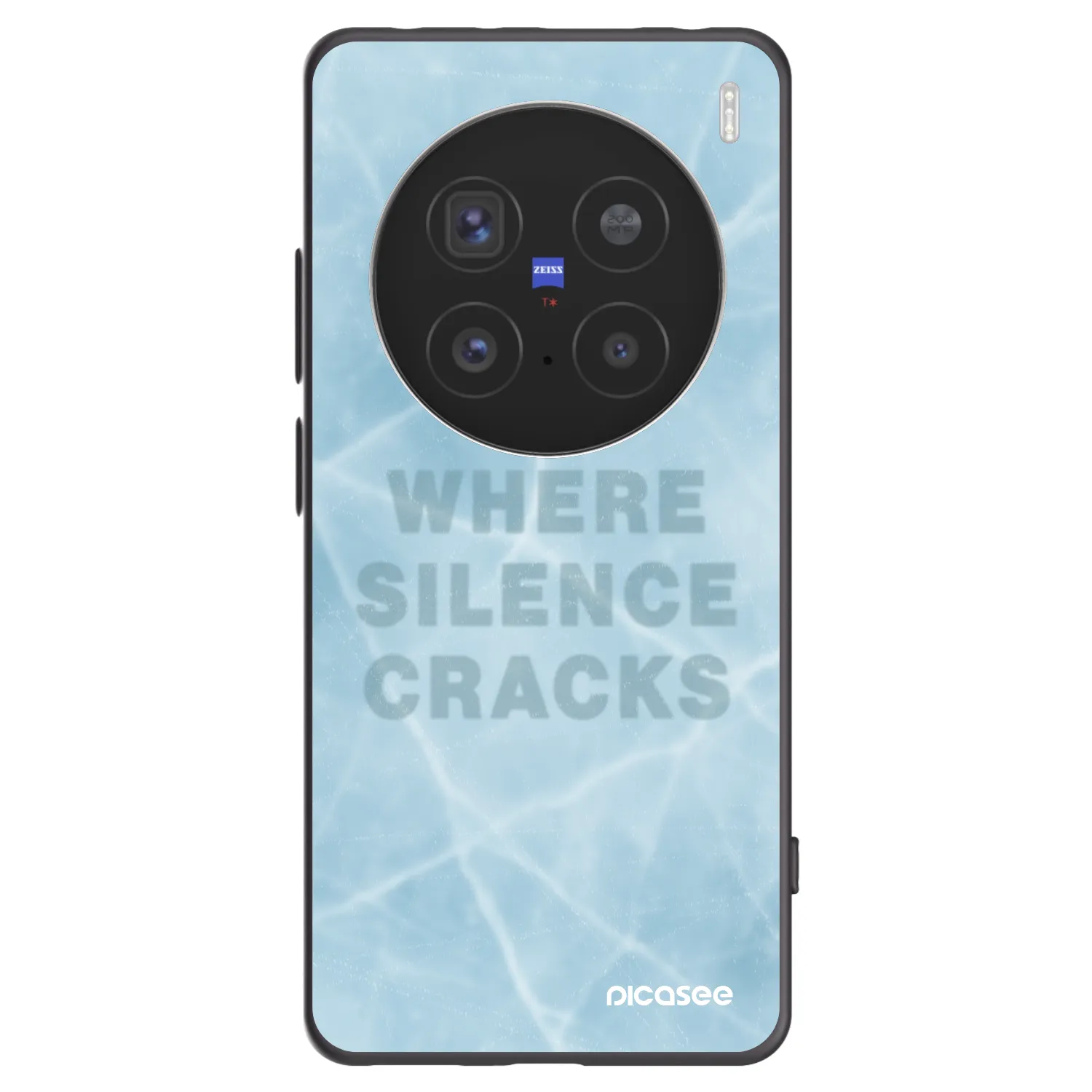 Picasee crna silikonska maskica za Vivo X200 Pro - SILENCE