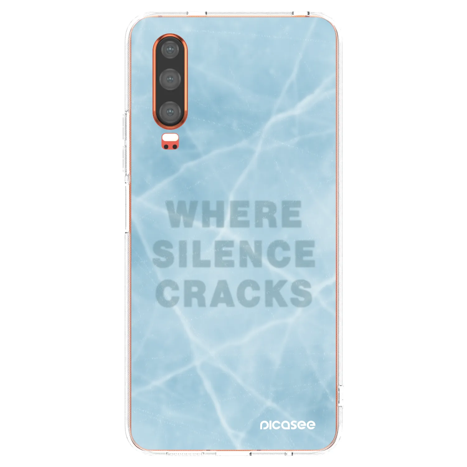 Picasee silikonska prozirna maskica za Huawei P30 - SILENCE