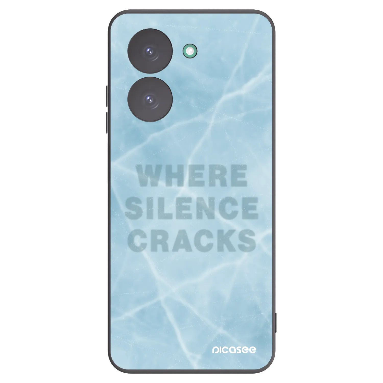 Picasee crna silikonska maskica za Xiaomi Redmi A5 - SILENCE