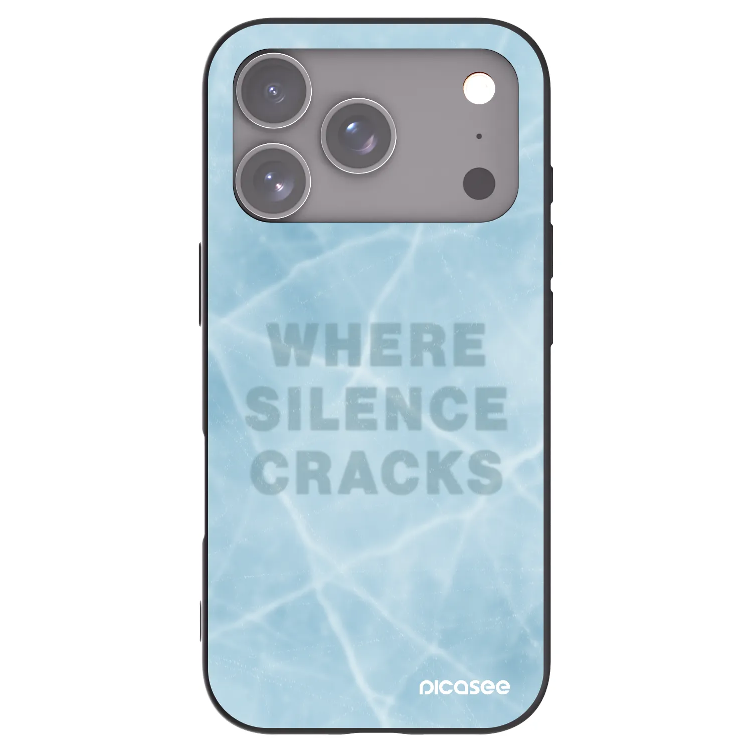 Picasee crna silikonska maskica za Apple iPhone 17 Pro - SILENCE