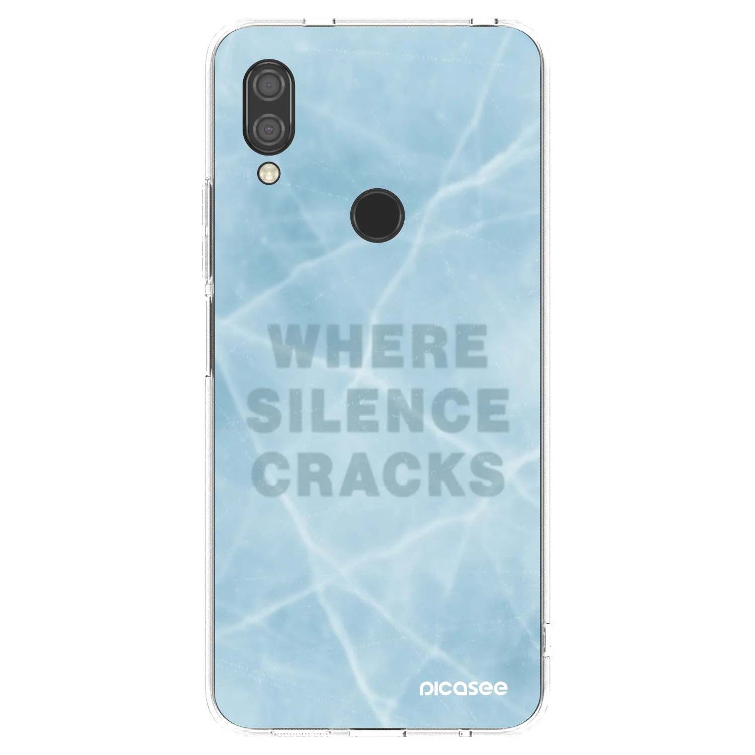 Picasee silikonska prozirna maskica za Xiaomi Redmi 7 - SILENCE