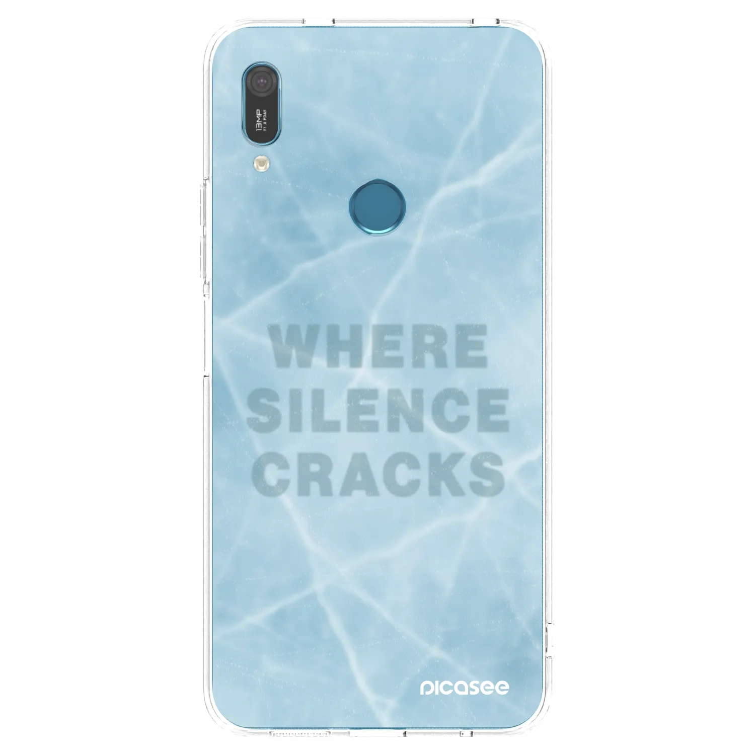Picasee silikonska prozirna maskica za Huawei Y6 2019 - SILENCE