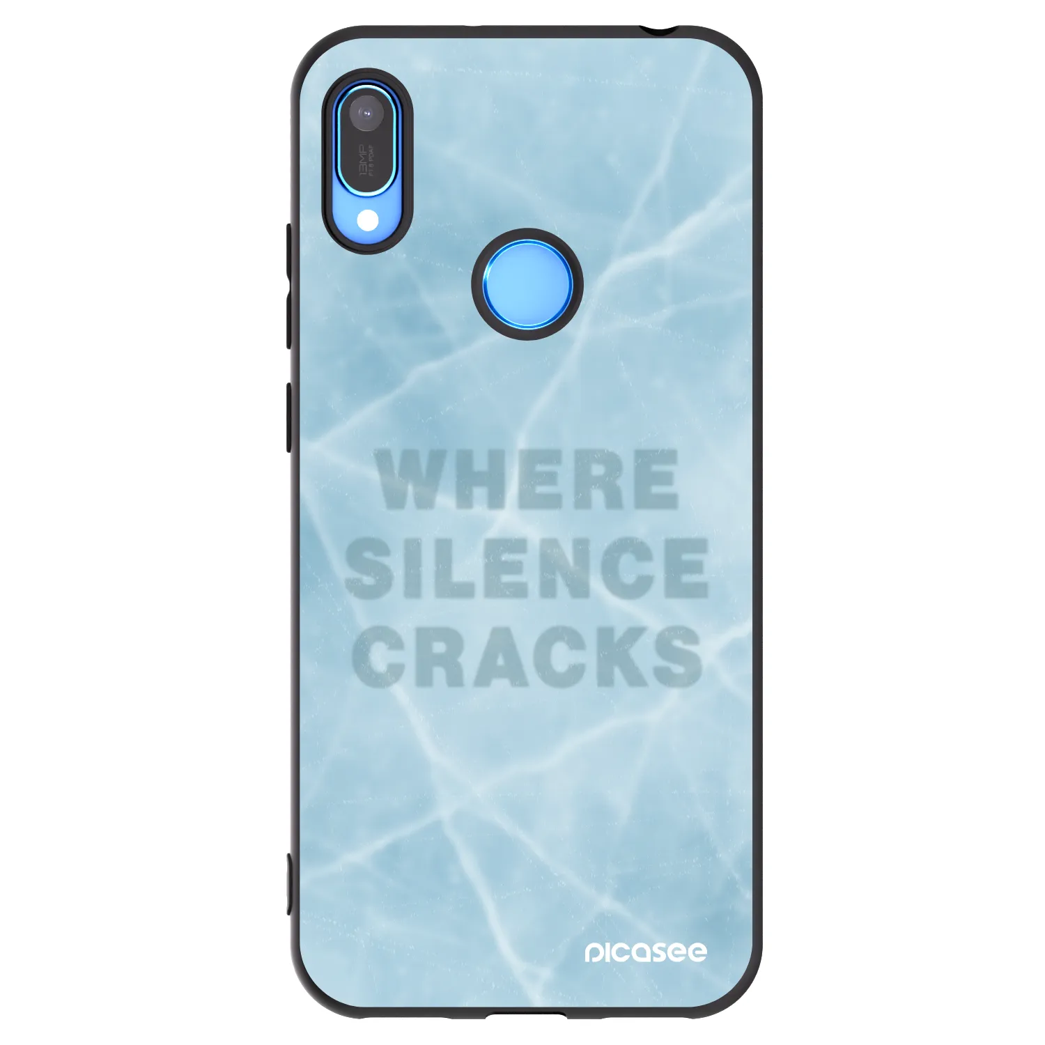 Picasee crna silikonska maskica za Huawei Y6 2019 - SILENCE