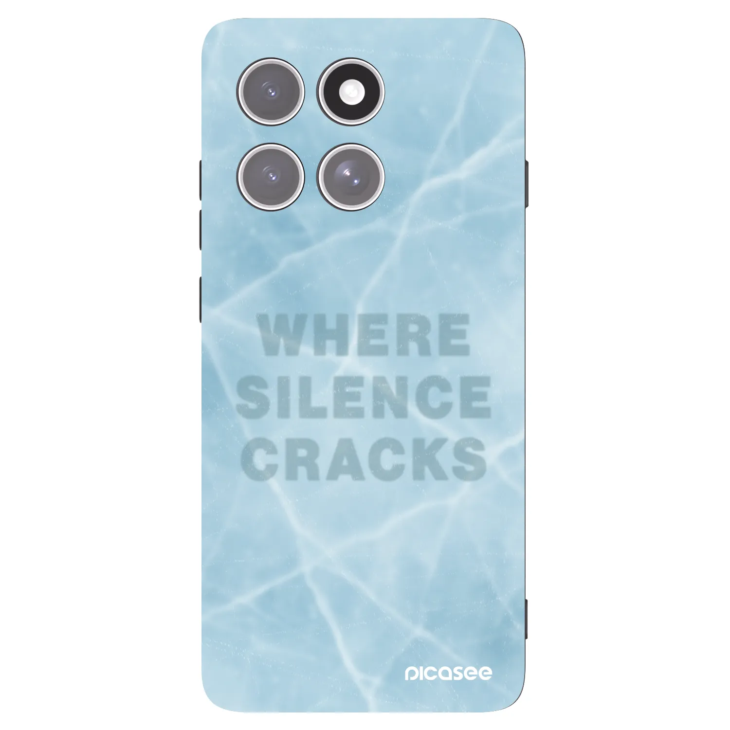 Picasee crna silikonska maskica za Motorola Edge 60 Pro - SILENCE