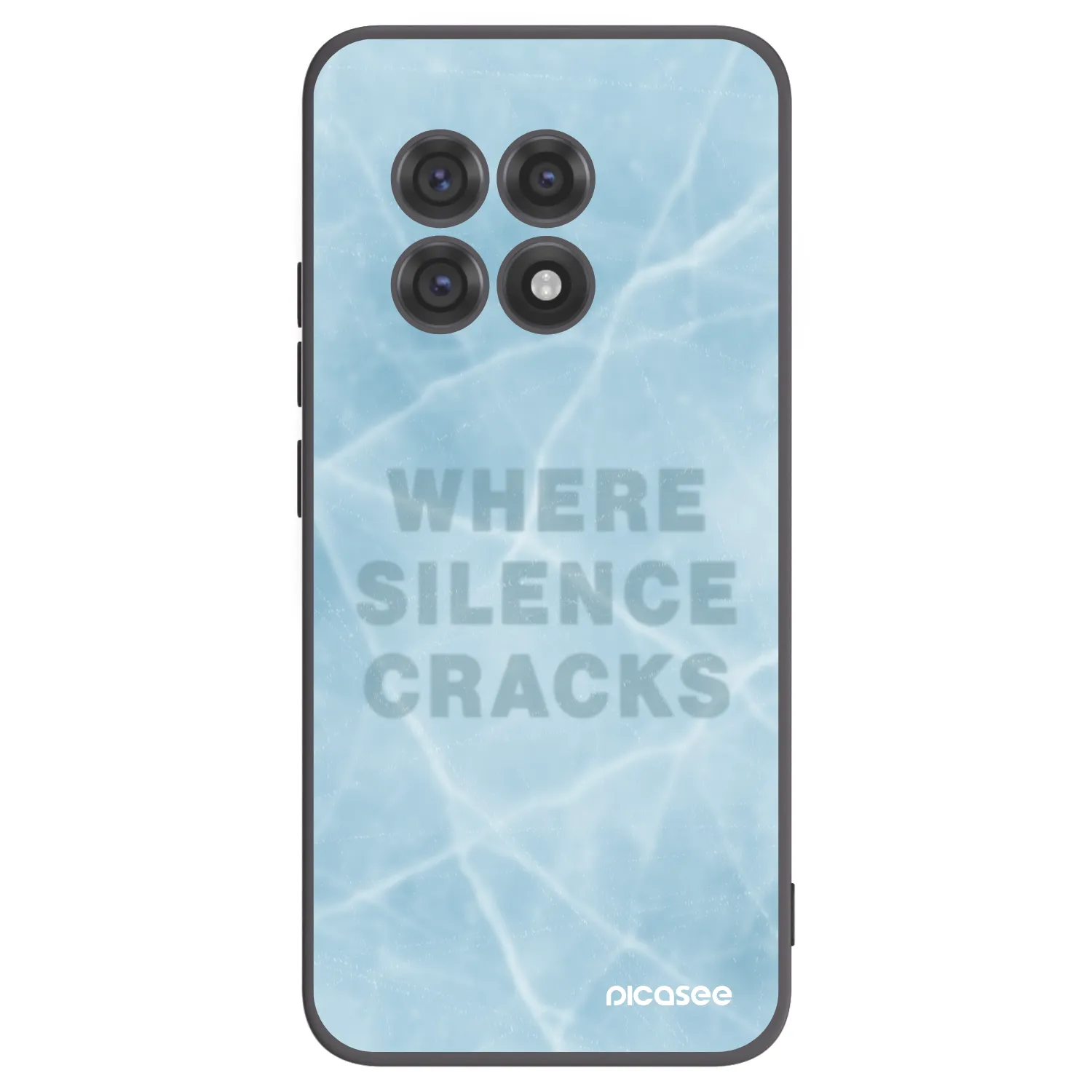 Picasee crna silikonska maskica za OnePlus 13R 5G - SILENCE