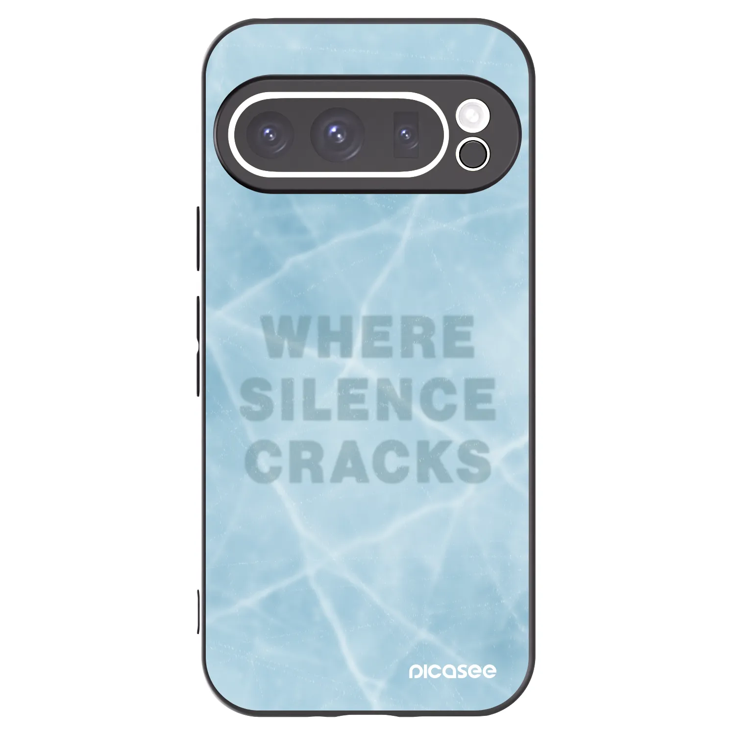 Picasee crna silikonska maskica za Google Pixel 9 Pro XL - SILENCE