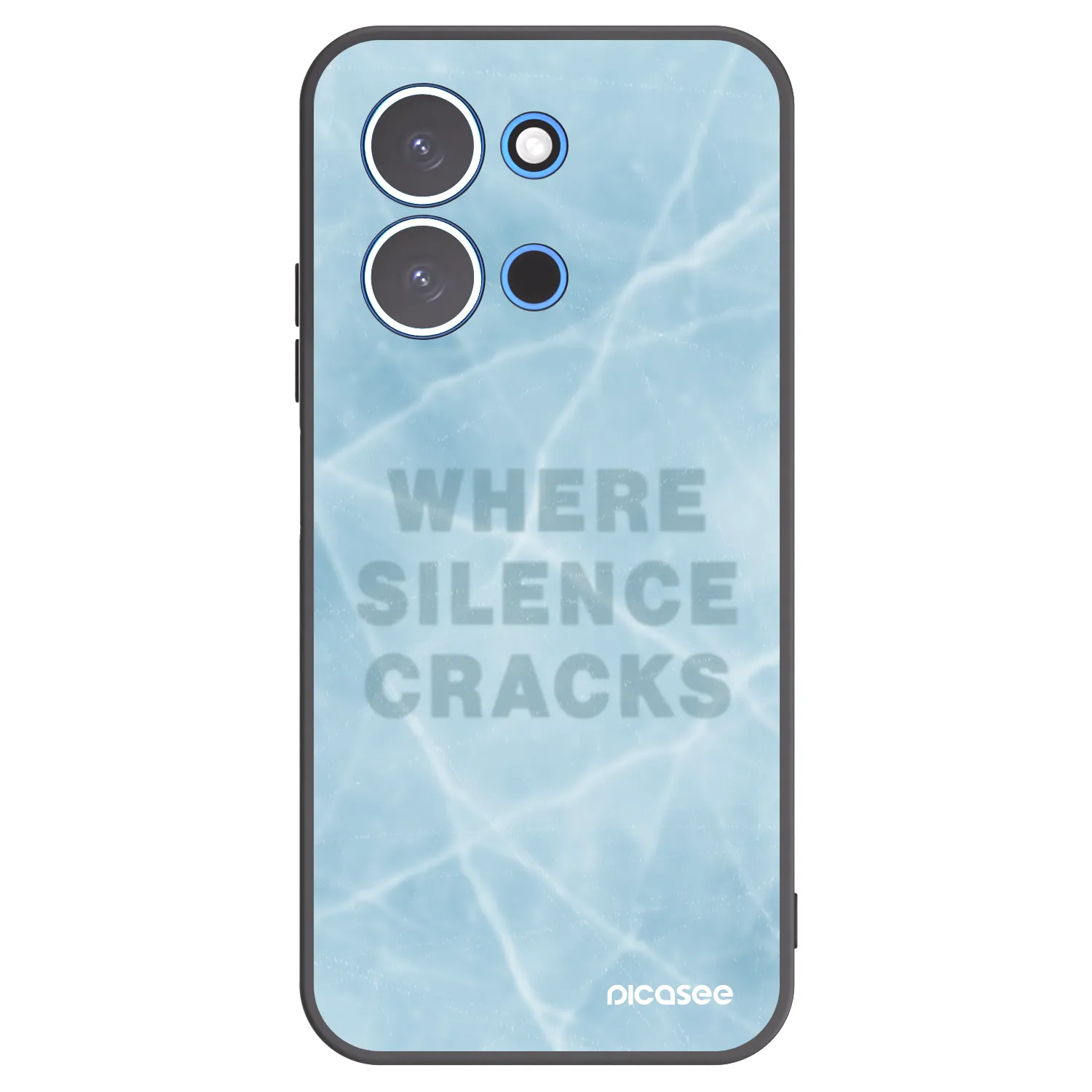 Picasee crna silikonska maskica za Xiaomi Redmi 15C 4G - SILENCE