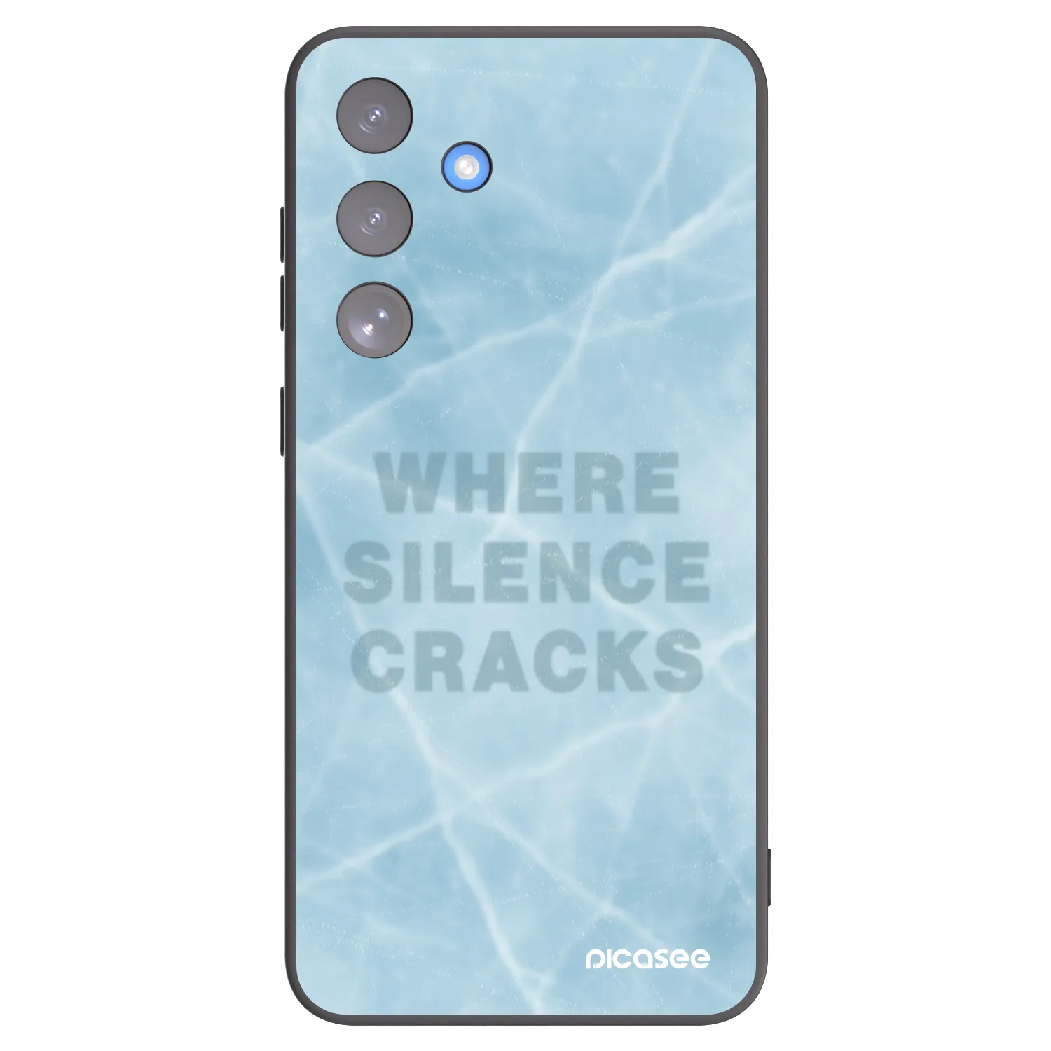 Picasee crna silikonska maskica za Samsung Galaxy S25 FE 5G - SILENCE