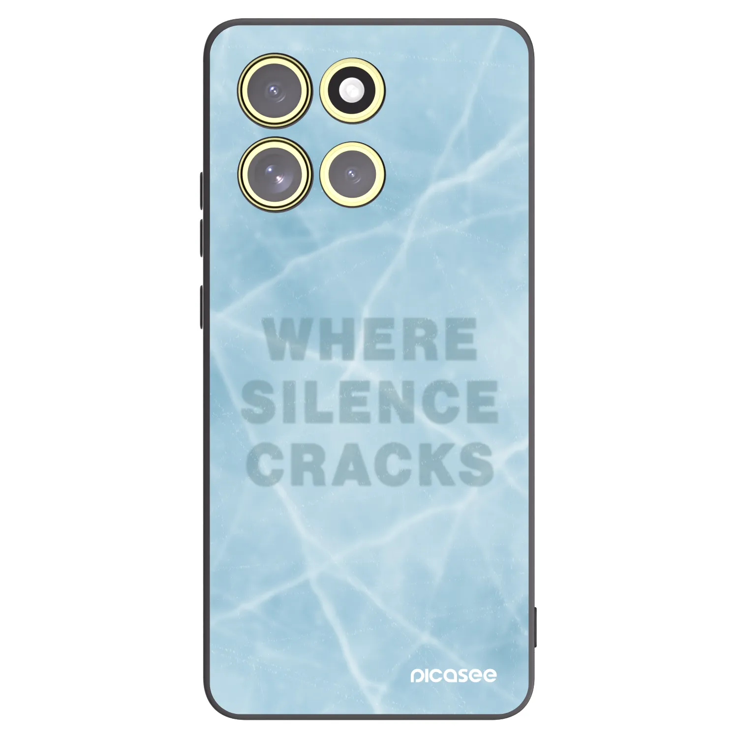 Picasee crna silikonska maskica za Motorola Moto G86 Power 5G - SILENCE