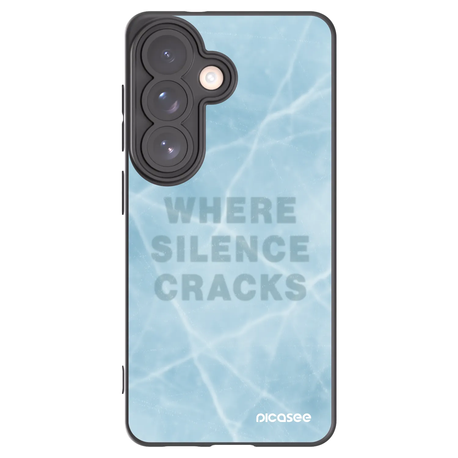 Picasee crna silikonska maskica za Samsung Galaxy S26 - SILENCE