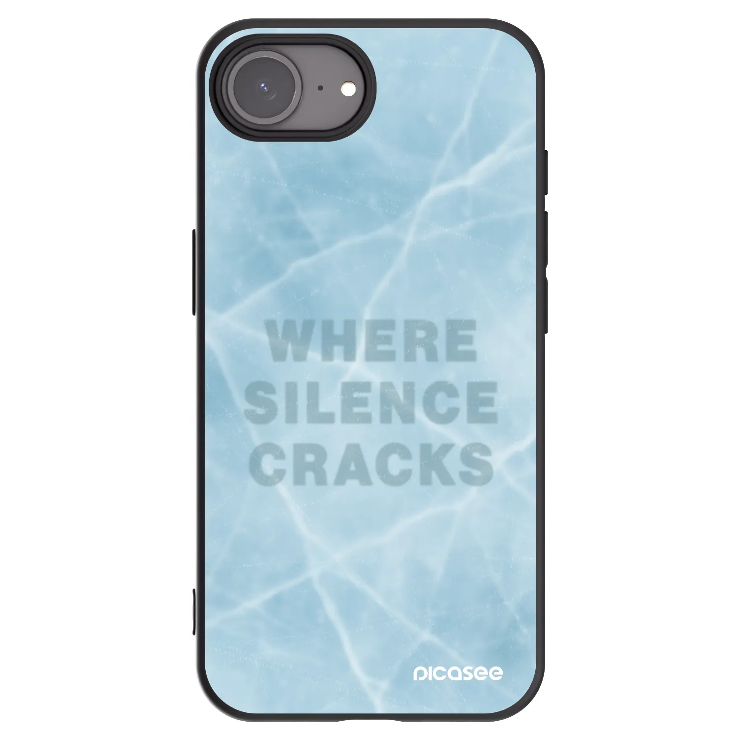 Picasee crna silikonska maskica za Apple iPhone 17e - SILENCE