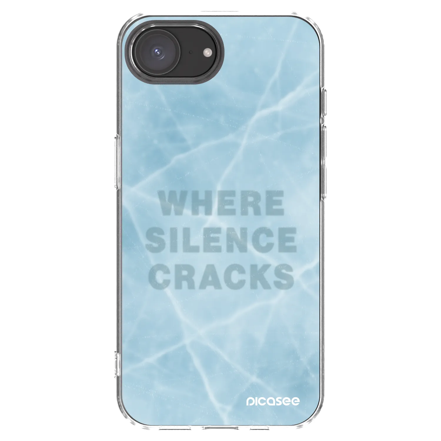 Picasee silikonska prozirna maskica za Apple iPhone 17e - SILENCE
