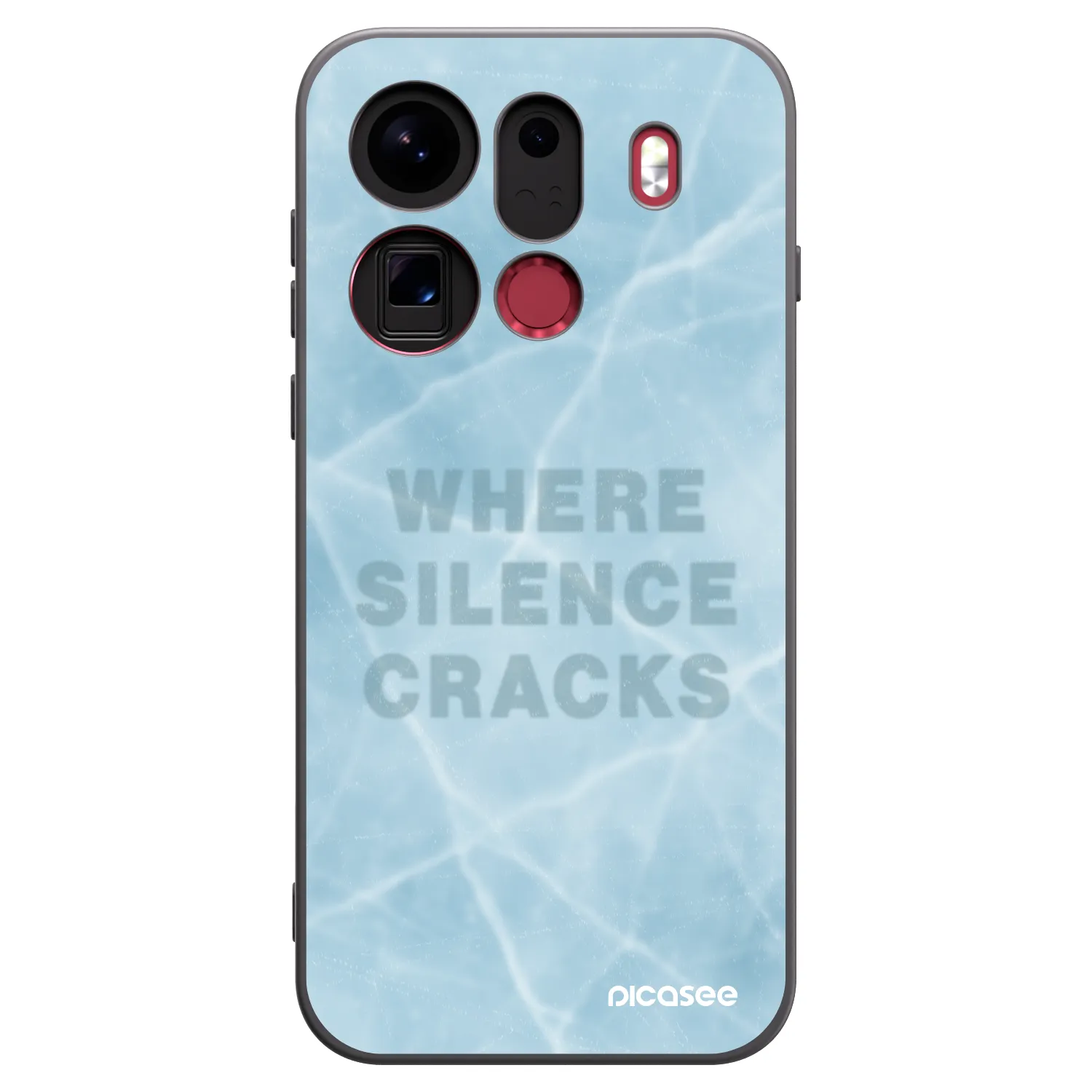 Picasee crna silikonska maskica za OPPO Find X9 Pro - SILENCE