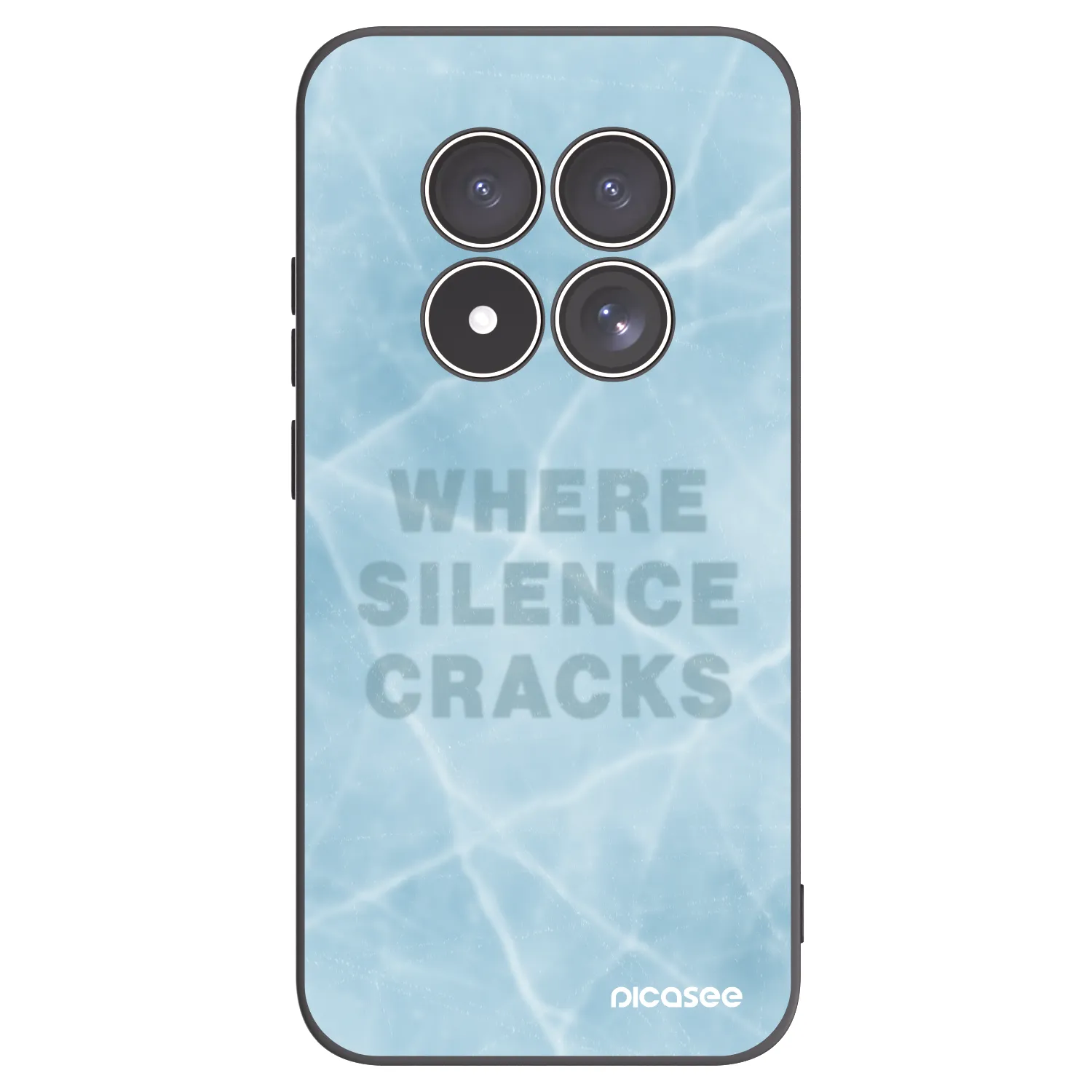 Picasee crna silikonska maskica za Xiaomi Redmi Note 15 Pro 5G - SILENCE