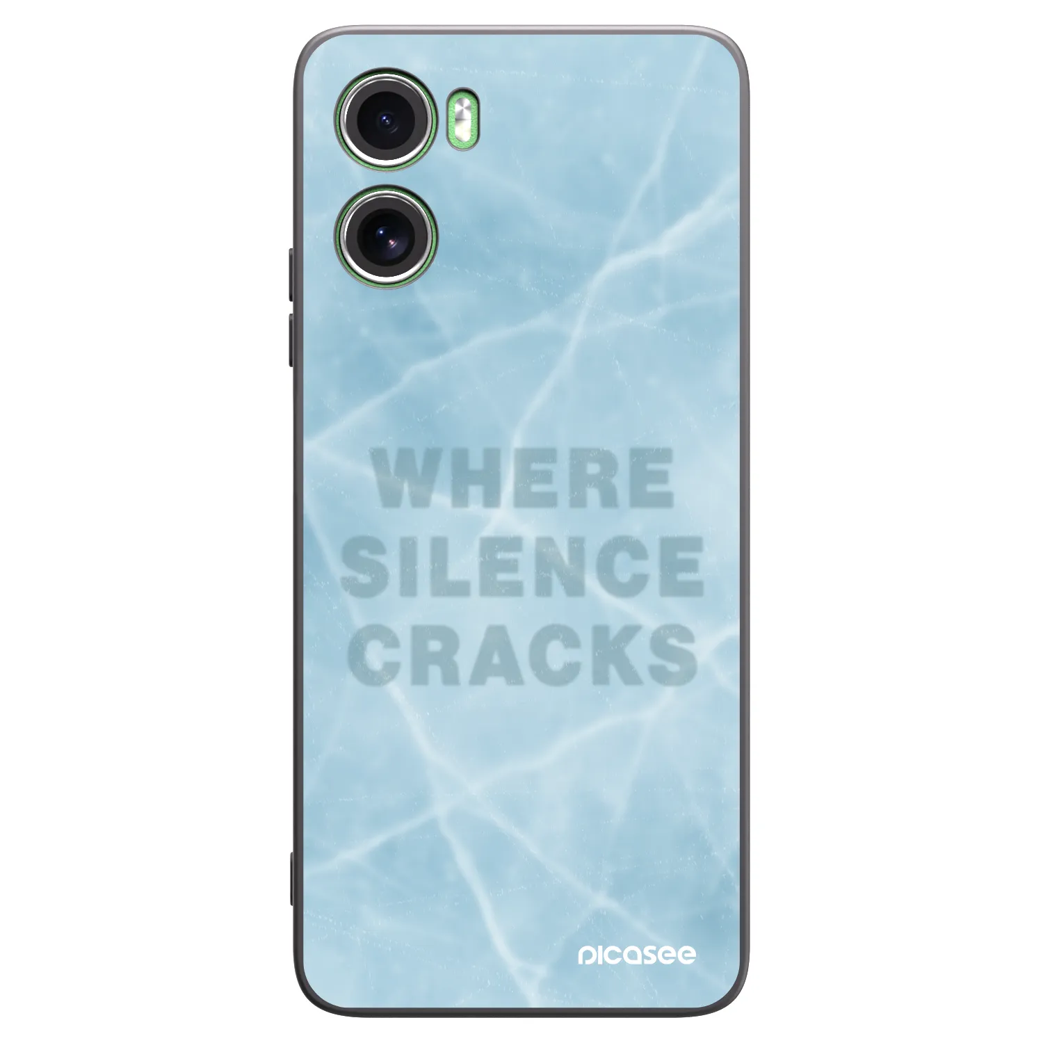 Picasee crna silikonska maskica za Motorola Moto G06 - SILENCE
