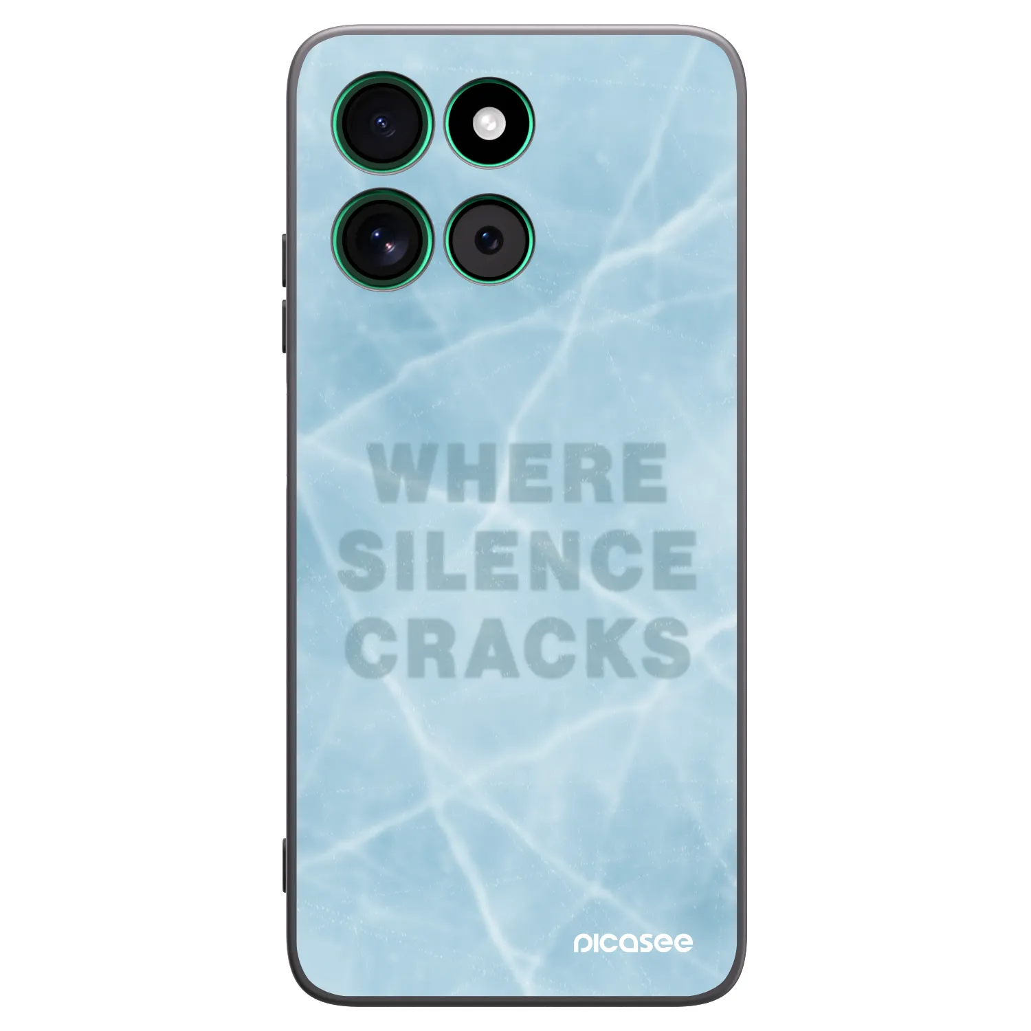 Picasee crna silikonska maskica za Motorola Moto G57 Power - SILENCE