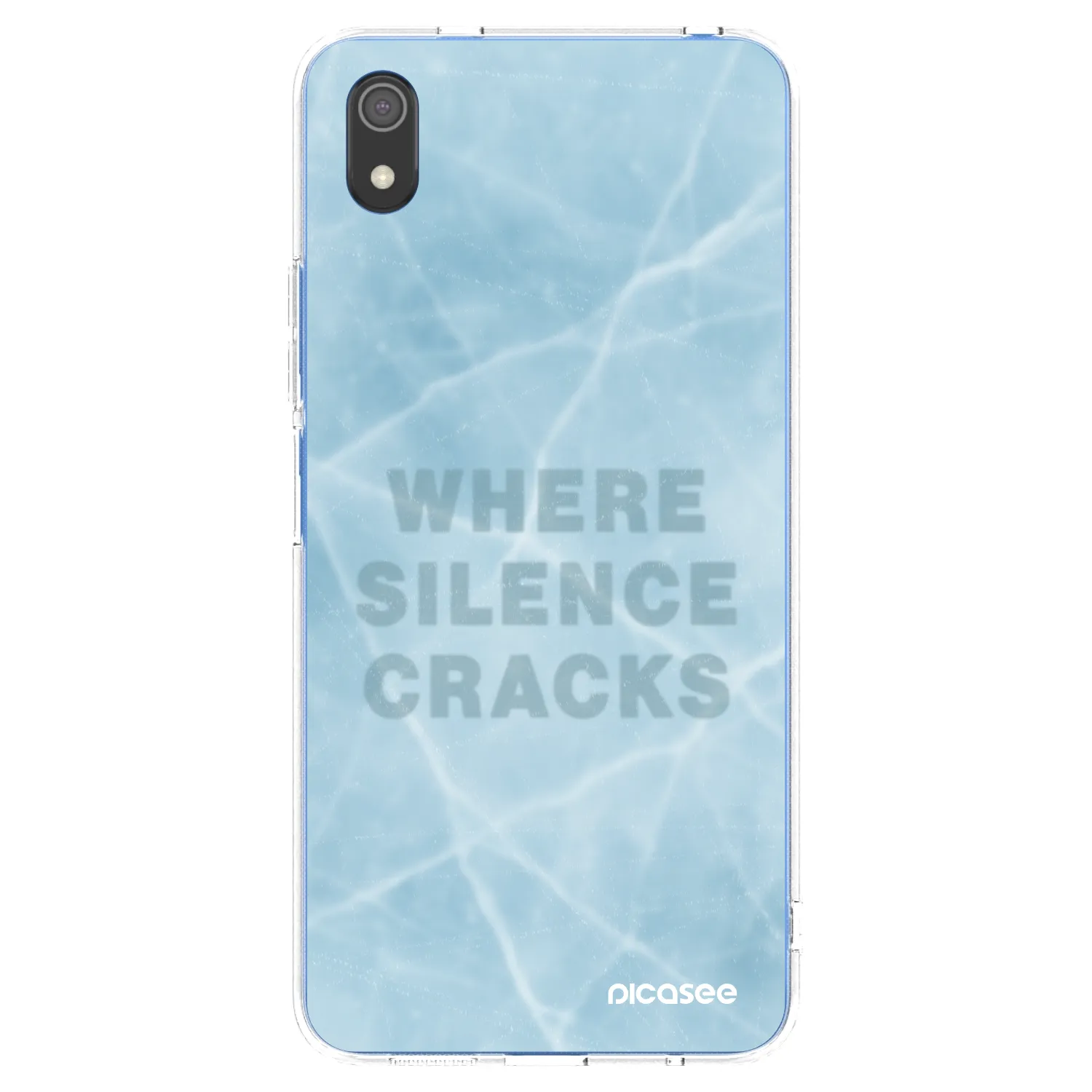 Picasee silikonska prozirna maskica za Xiaomi Redmi 7A - SILENCE