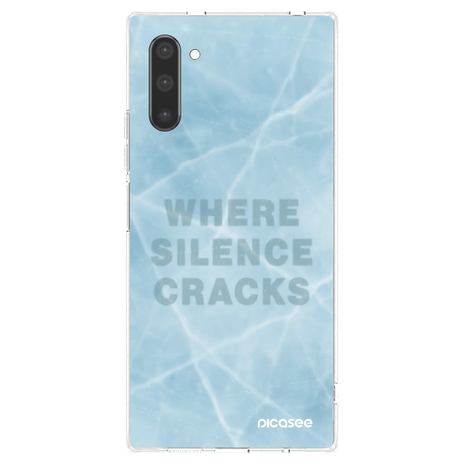 Picasee silikonska prozirna maskica za Samsung Galaxy Note 10 N970F - SILENCE