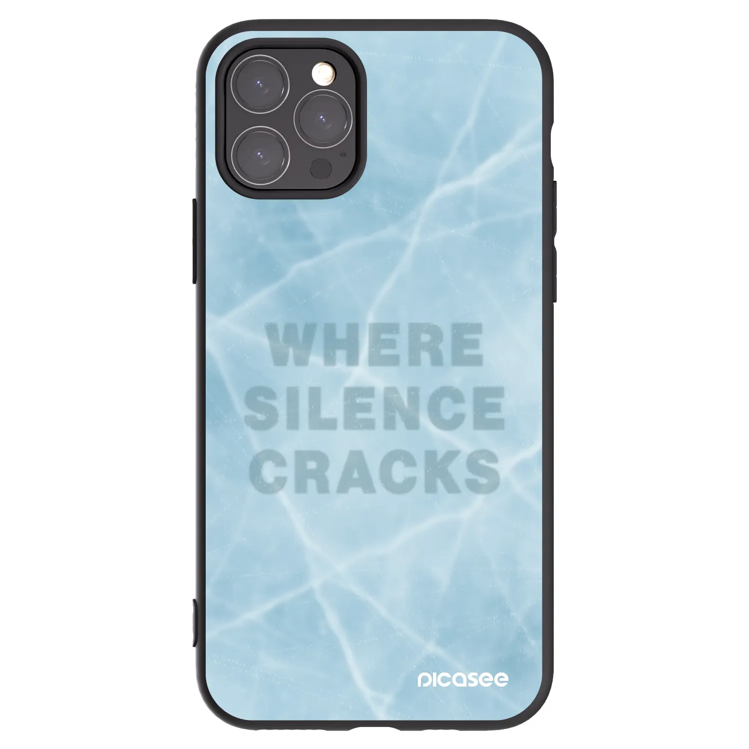 Picasee crna silikonska maskica za Apple iPhone 11 Pro - SILENCE