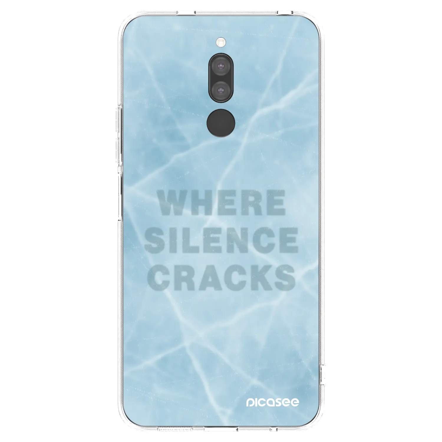 Picasee silikonska prozirna maskica za Xiaomi Redmi 8 - SILENCE