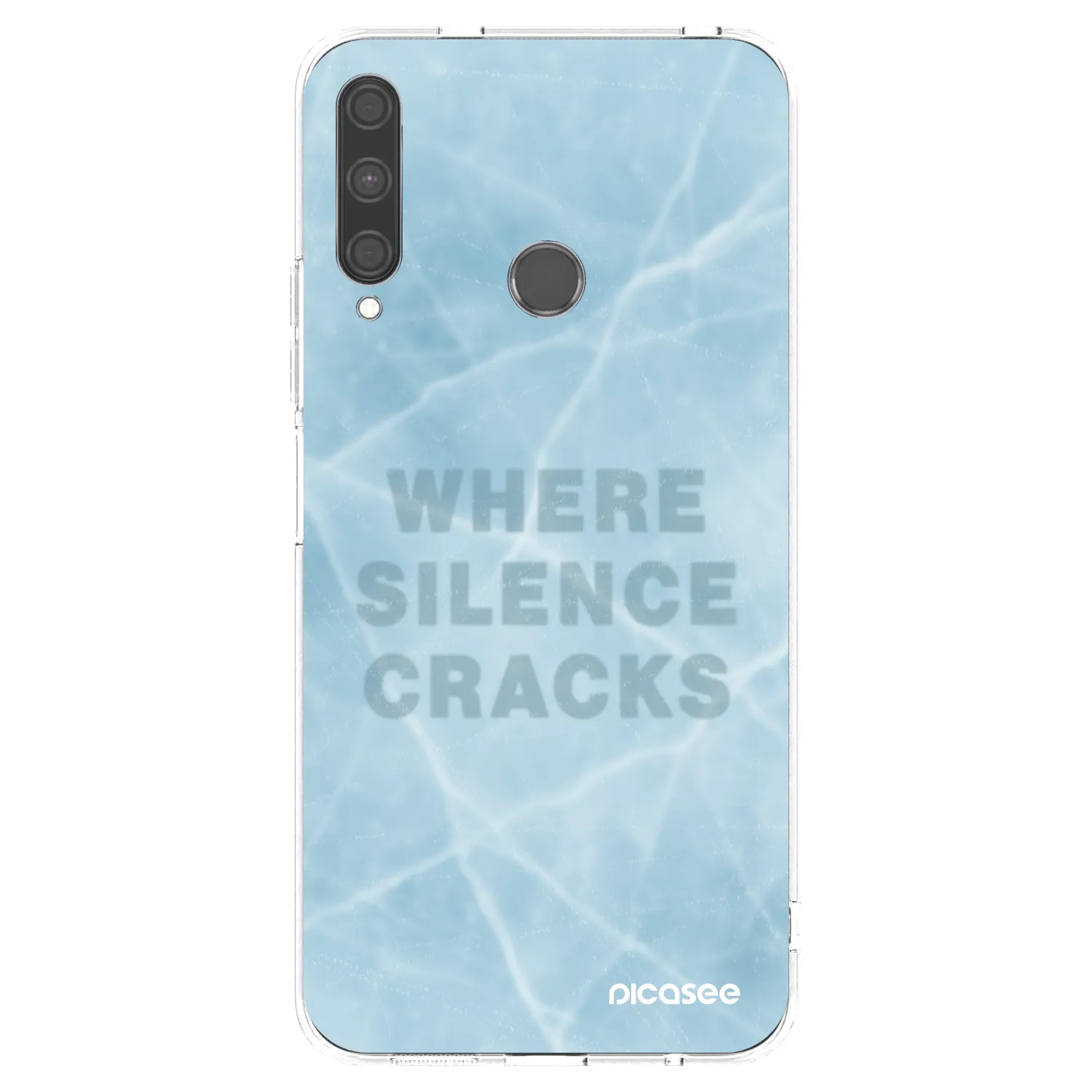 Picasee silikonska prozirna maskica za Huawei P40 Lite E - SILENCE