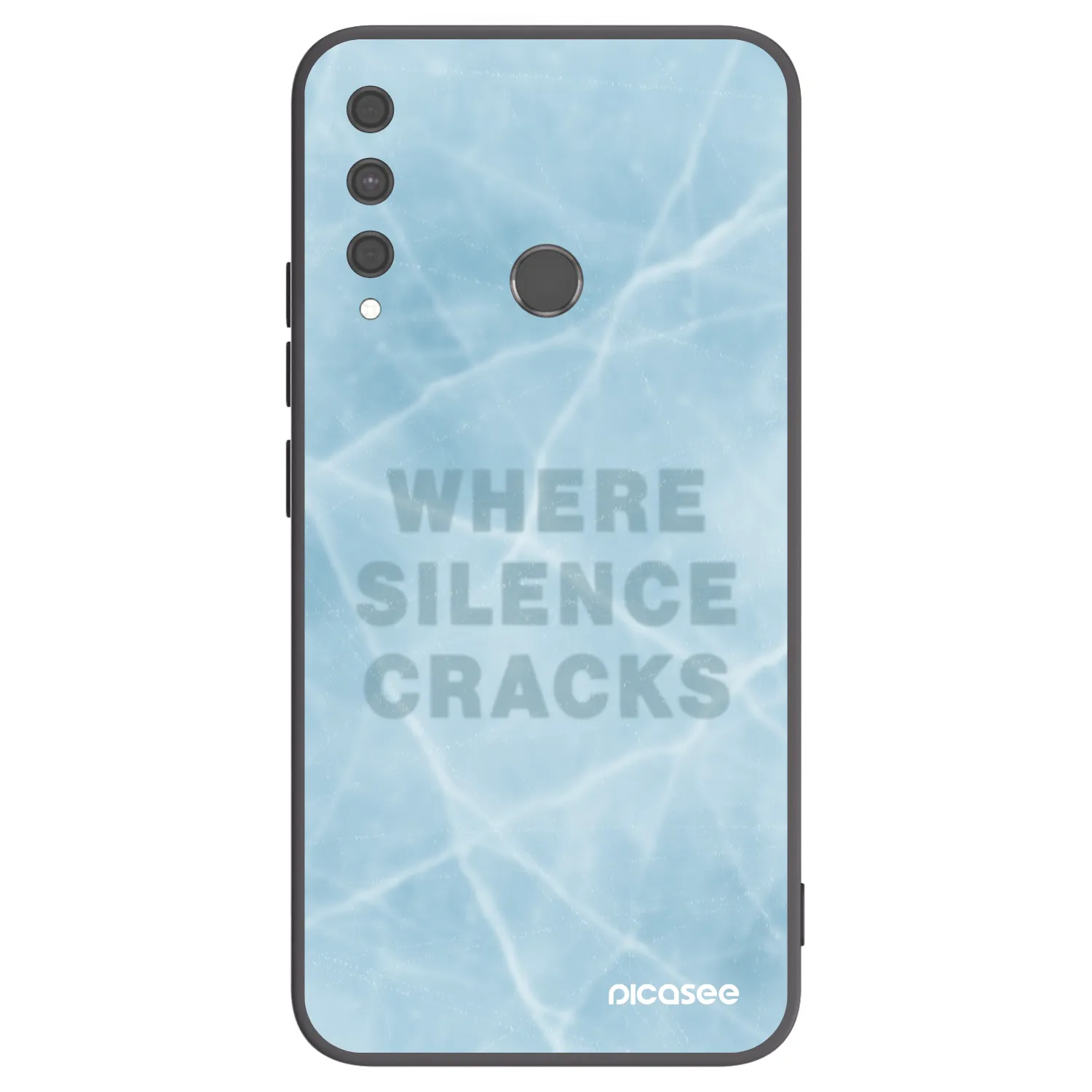Picasee crna silikonska maskica za Huawei P40 Lite E - SILENCE