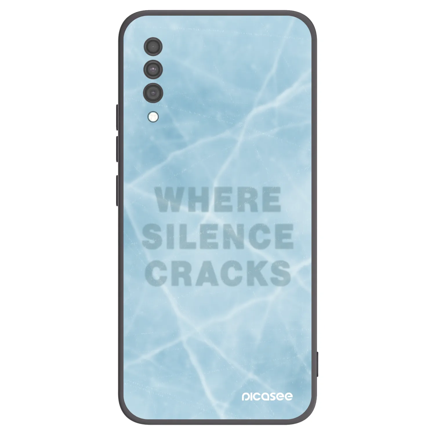Picasee crna silikonska maskica za Samsung Galaxy A30s A307F - SILENCE