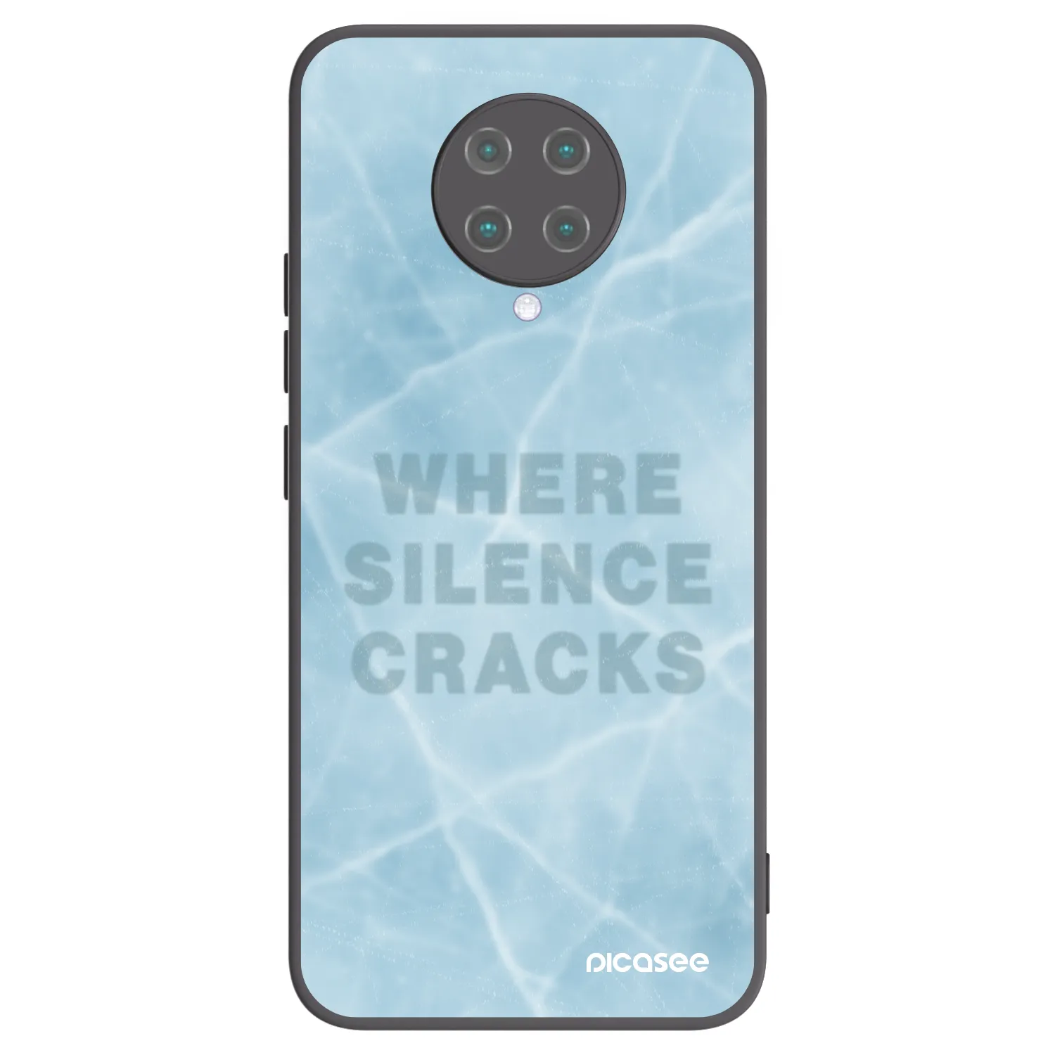 Picasee crna silikonska maskica za Xiaomi Poco F2 Pro - SILENCE