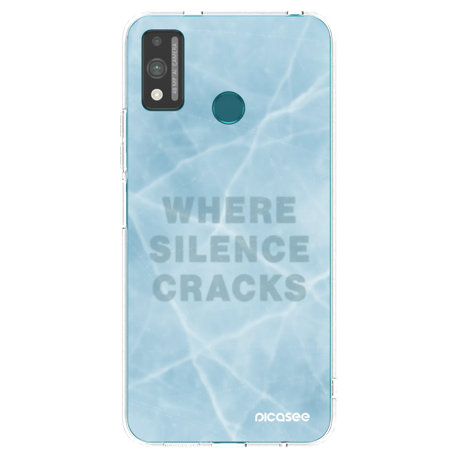 Picasee silikonska prozirna maskica za Honor 9X Lite - SILENCE