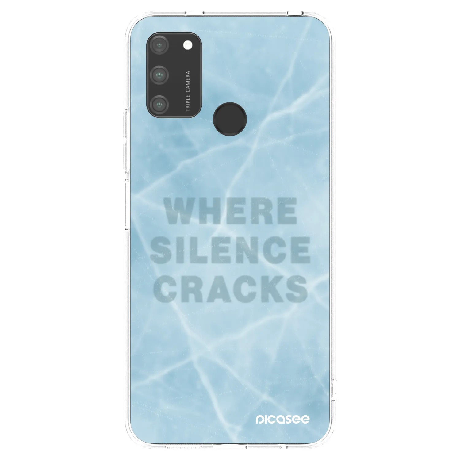 Picasee silikonska prozirna maskica za Honor 9A - SILENCE
