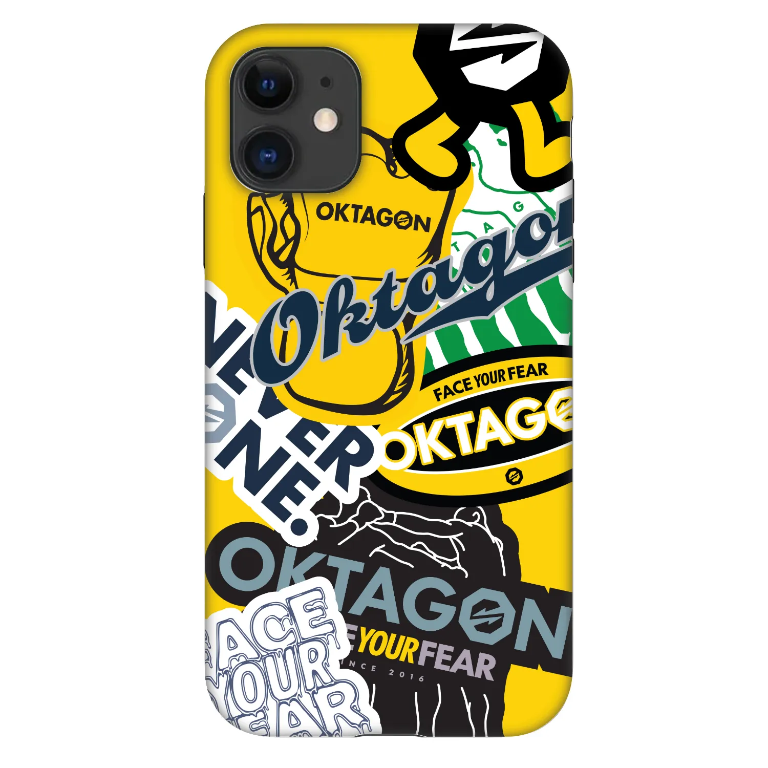 Picasee Fashion Case za Apple iPhone 11 - OKTAGON - Logo Archive